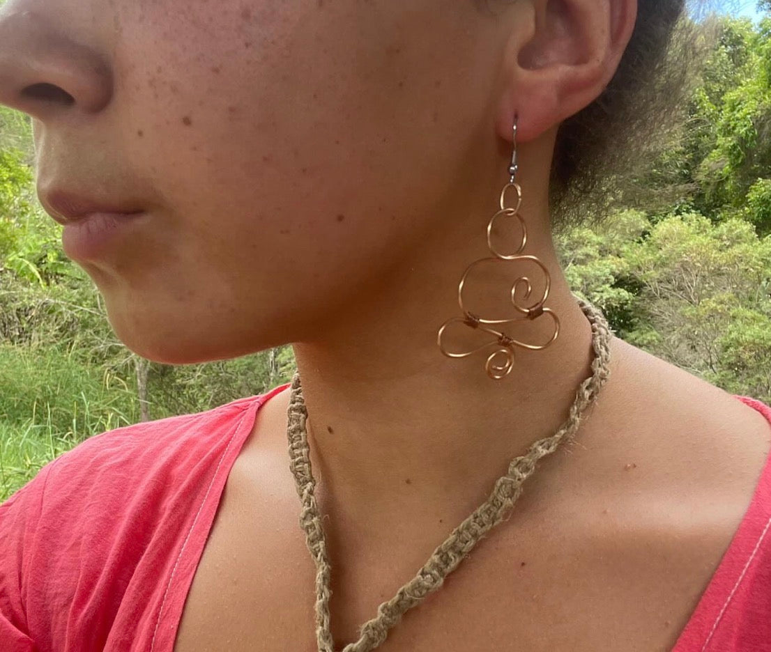 Meditation earrings