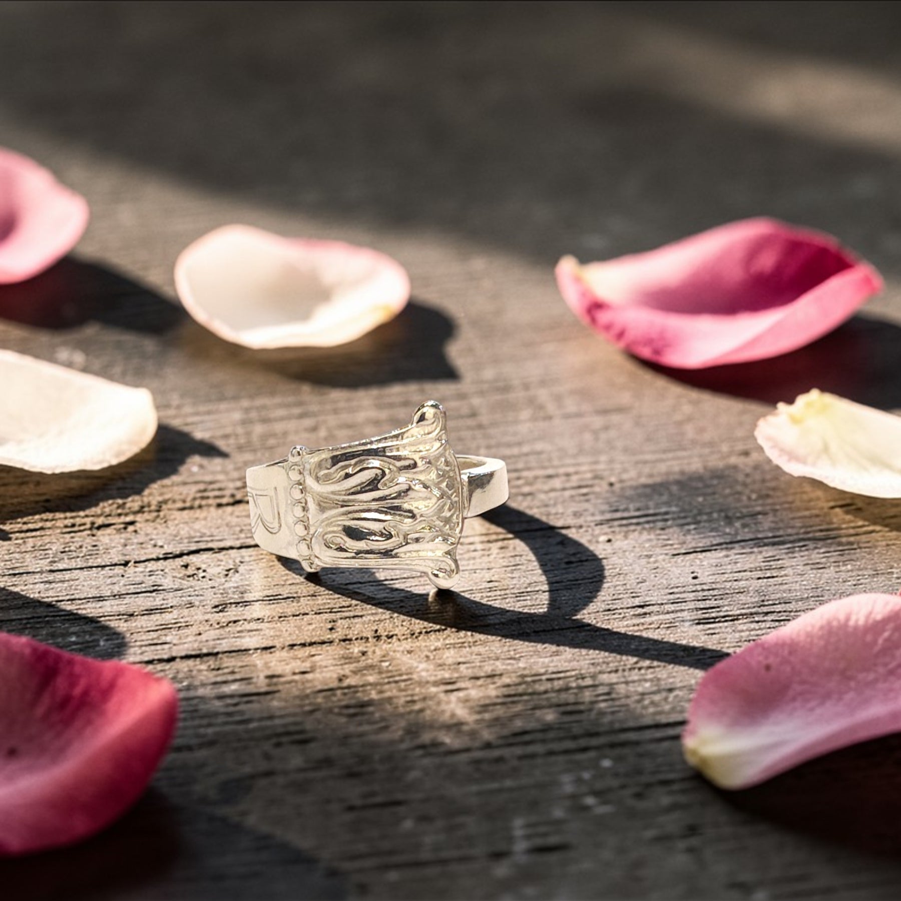 Norwegian Sterling Silver Spoon Ring (1930)