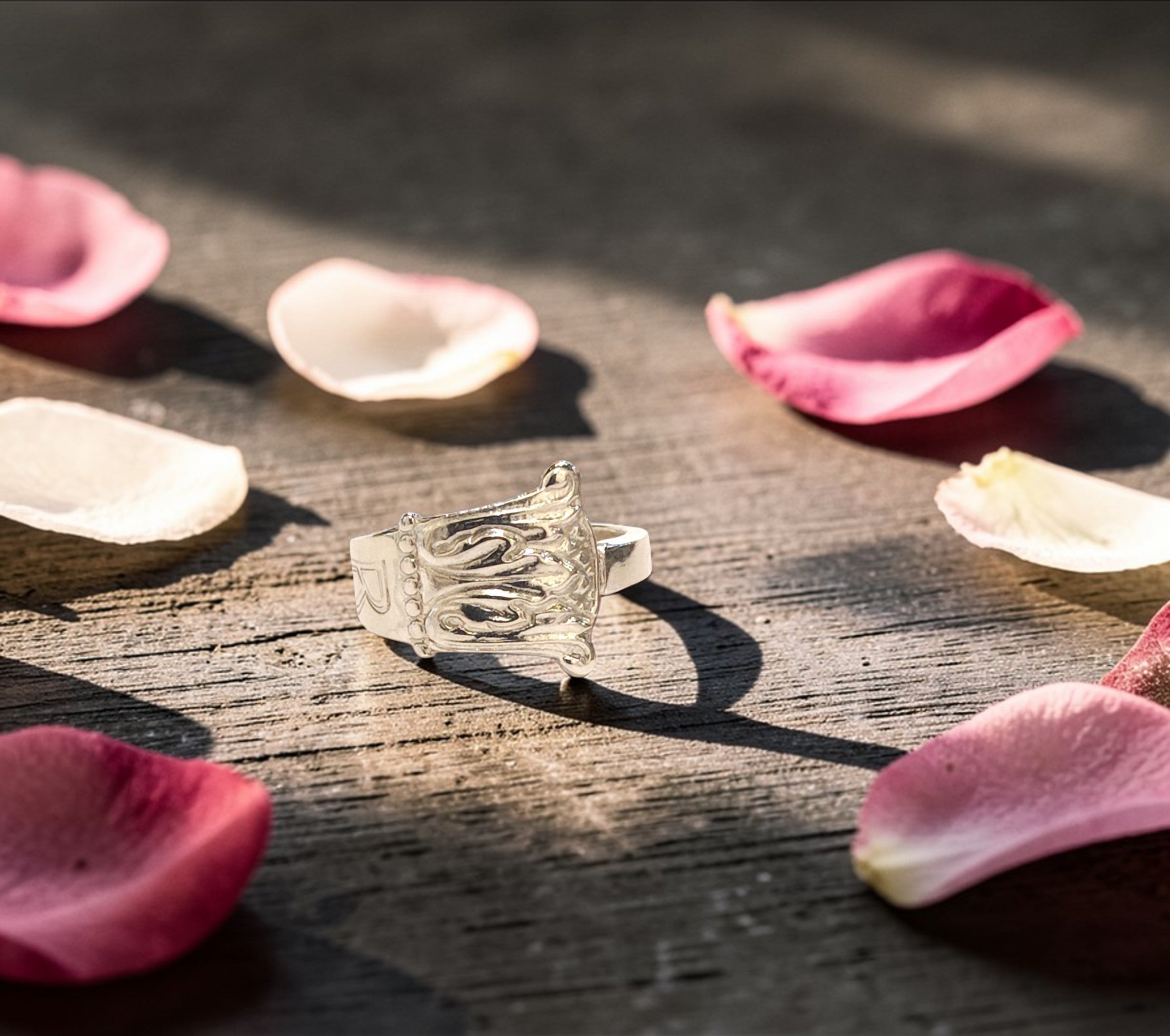 Norwegian Sterling Silver Spoon Ring (1930)