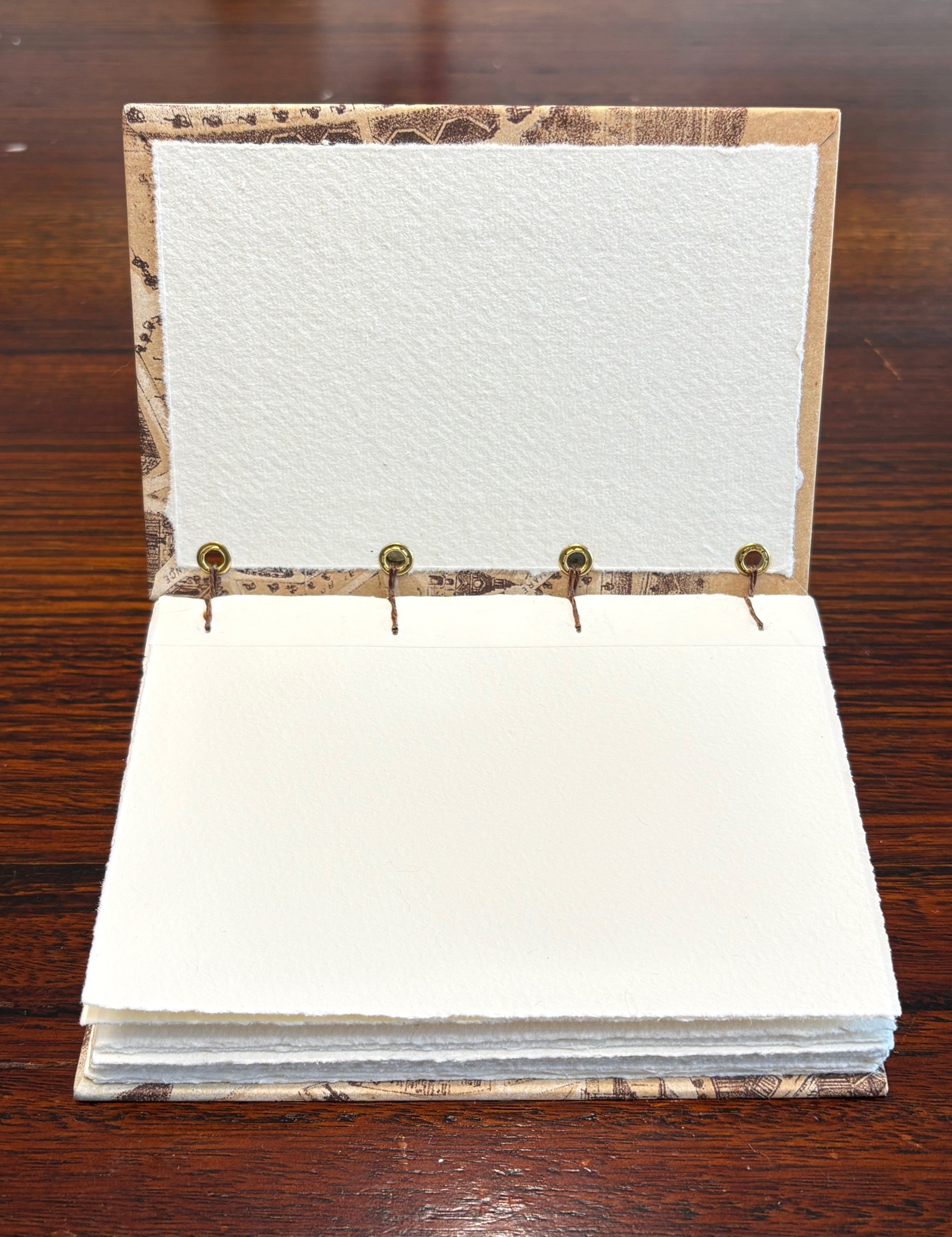 Mini Watercolour Sketchbook, Lay Flat Travel Size