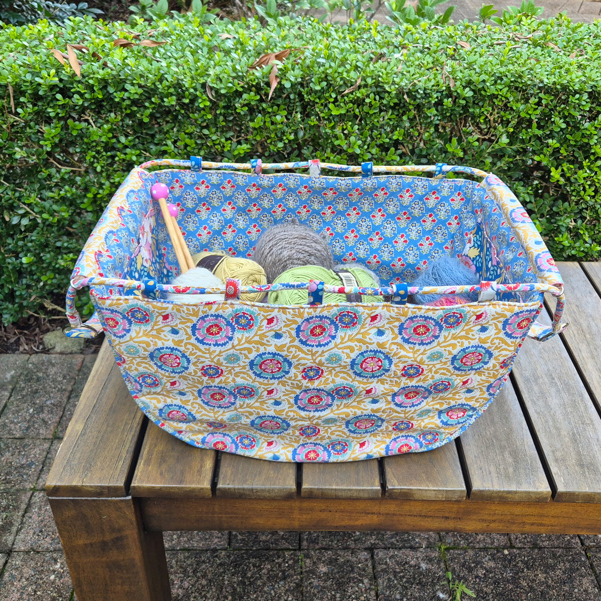 Large Knitting Project Bag – Convertible Tote