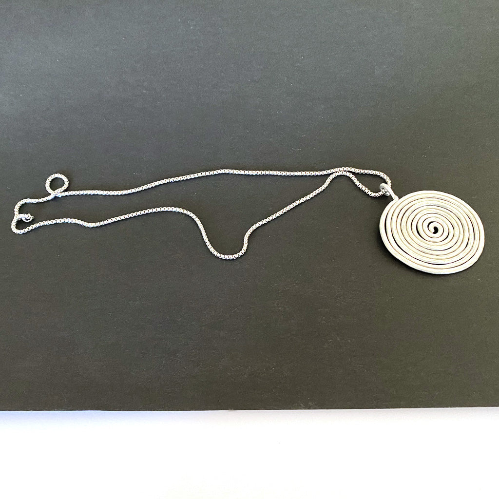 Necklace Spiral Aluminium