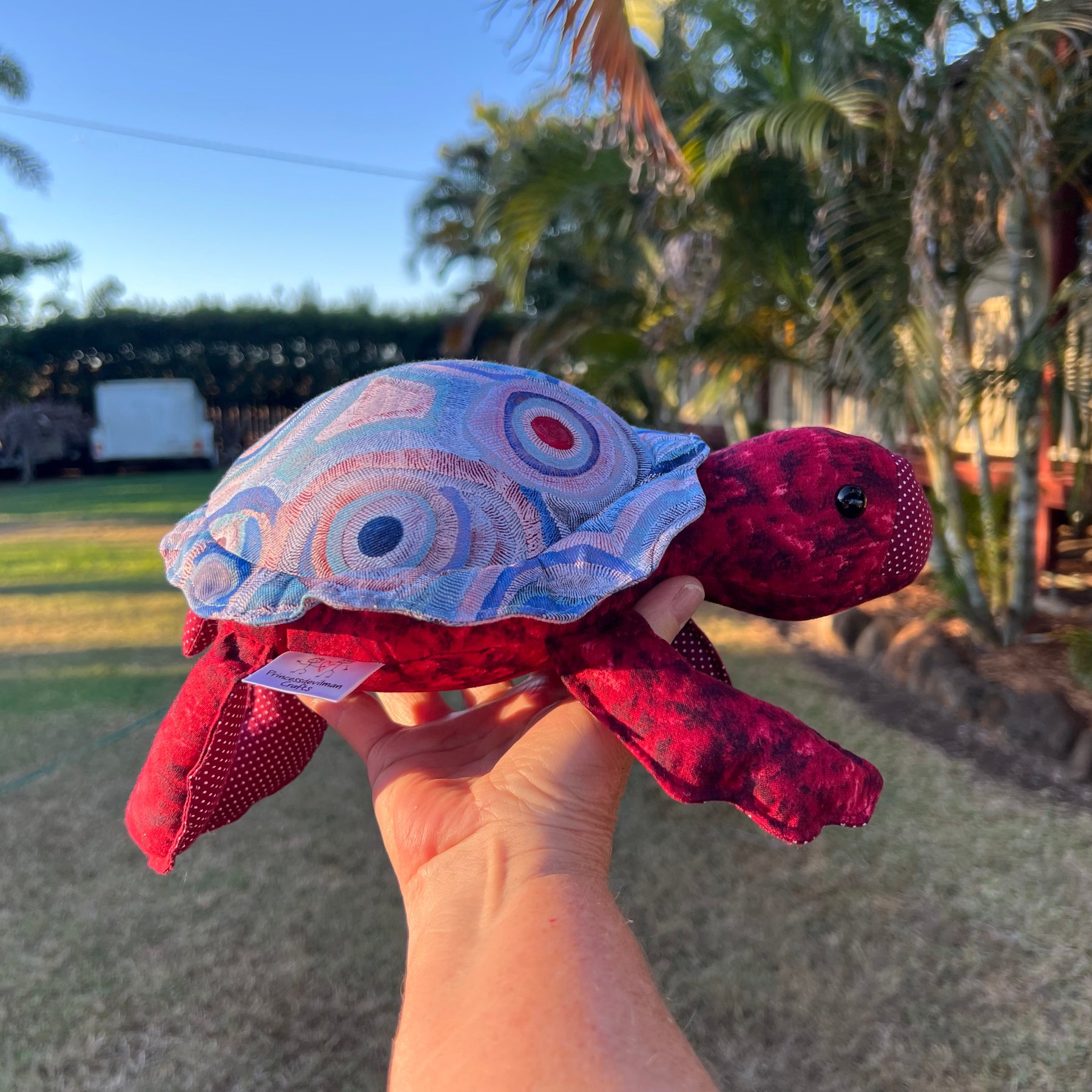 Handmade Fabric Turtle