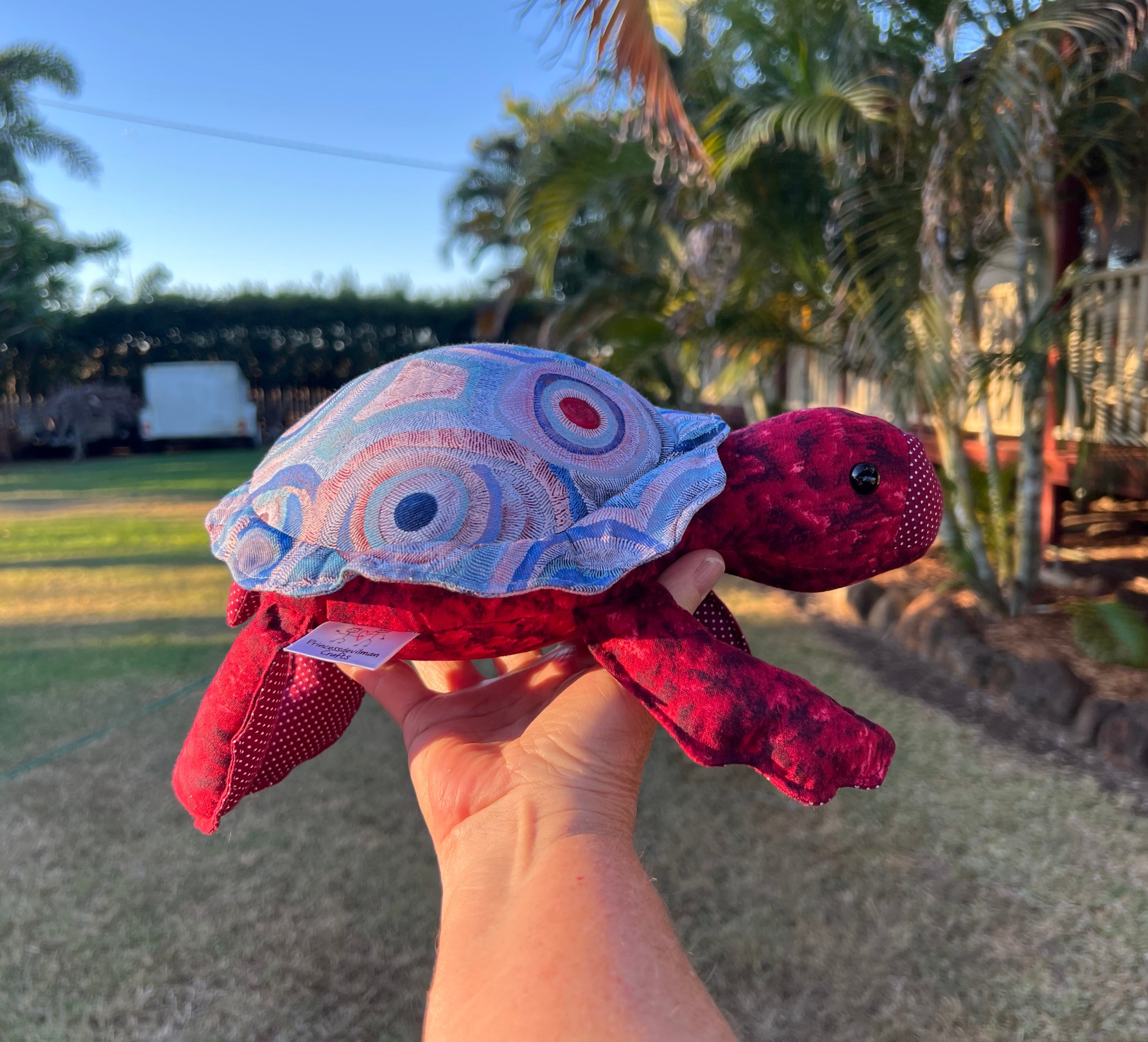 Handmade Fabric Turtle