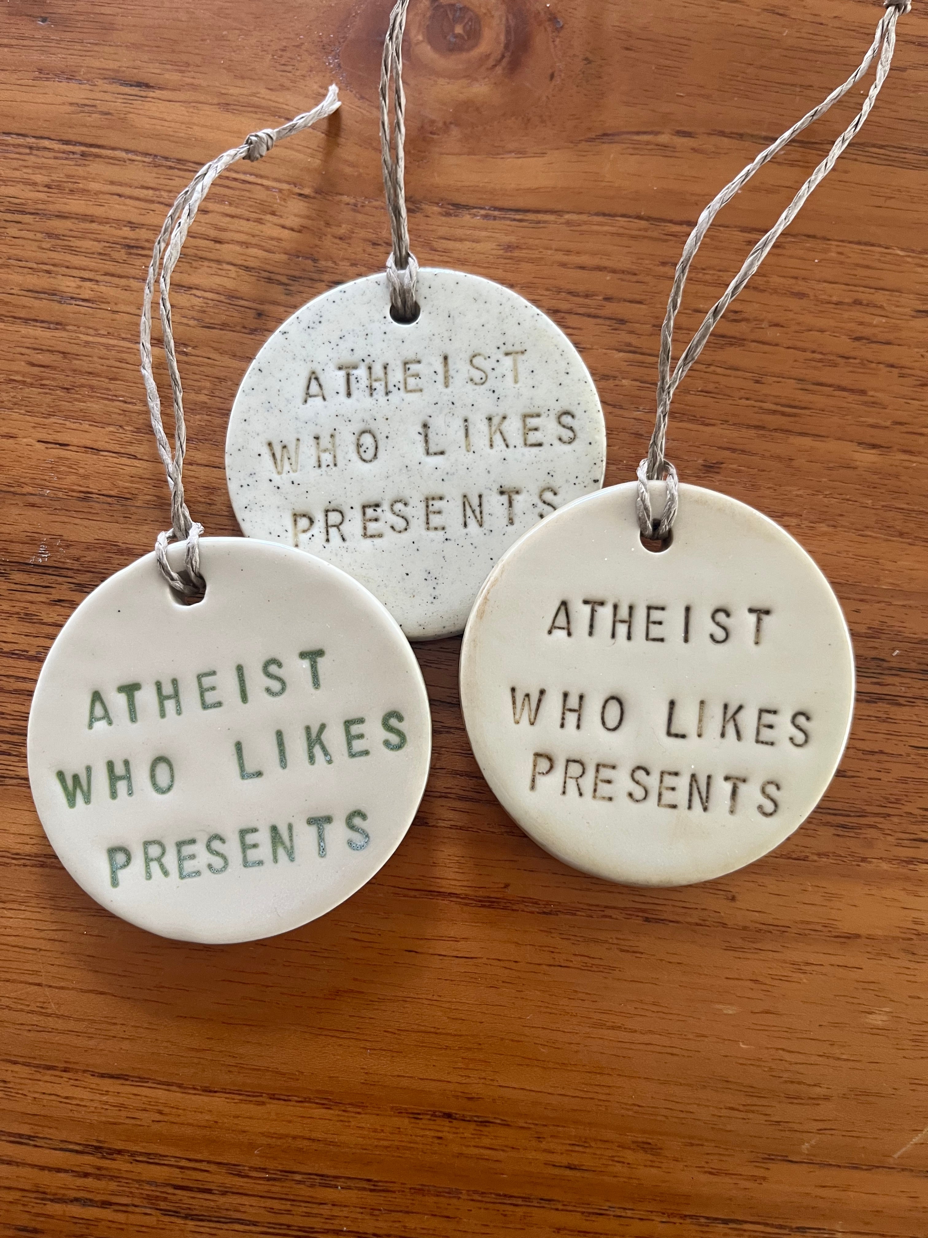 Cheeky Pottery Christmas Ornaments