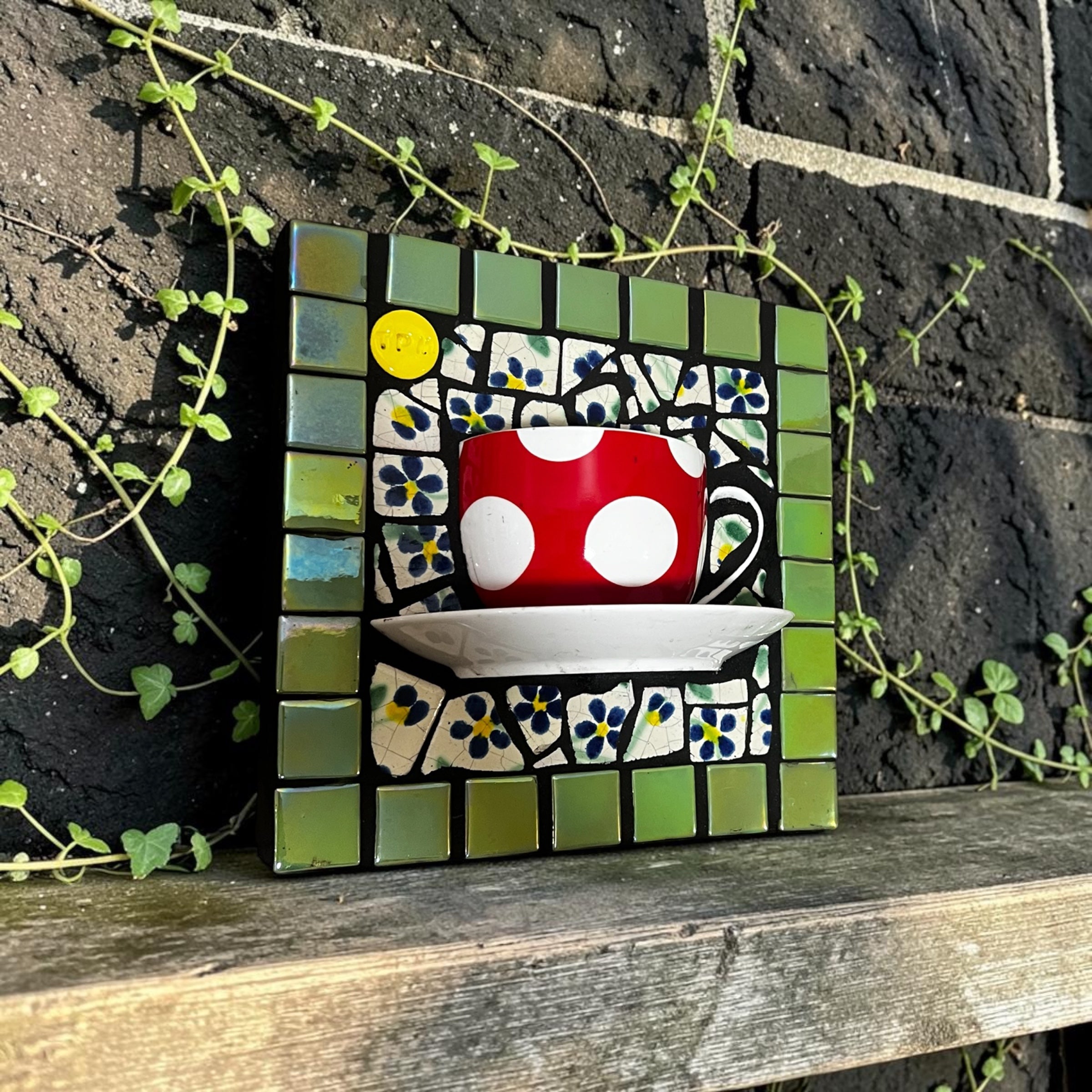 Mosaic Wall Planter.