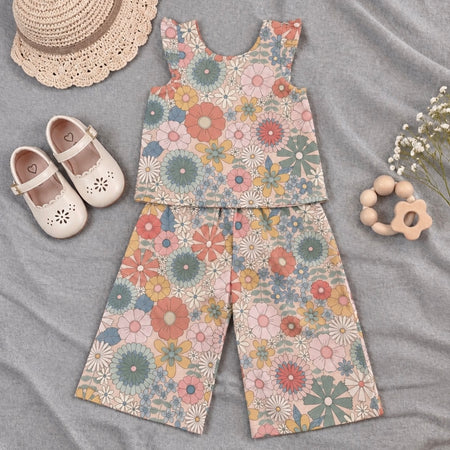 SIZE 4 Nellie Flutter Tank with 3/4 Pants SET