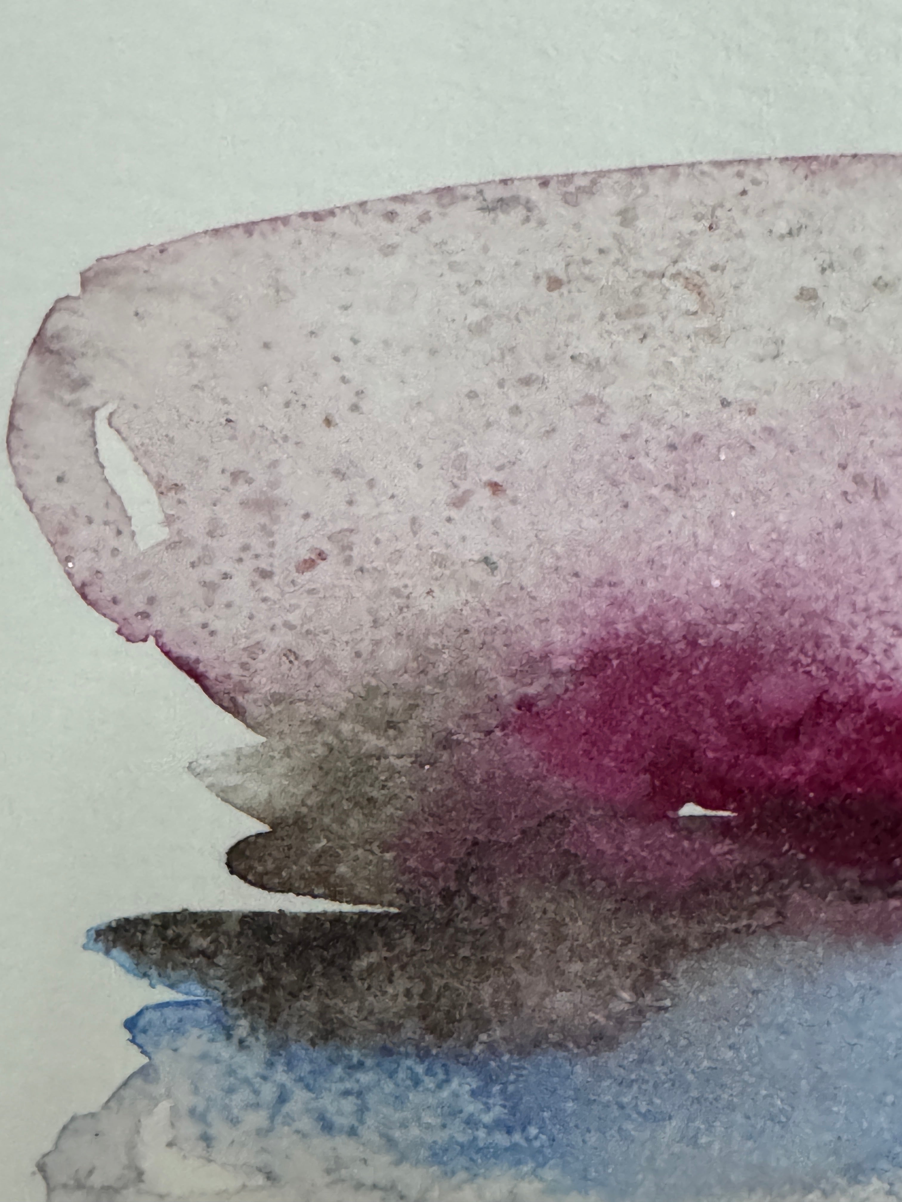 Original Abstract Watercolour - What Remained