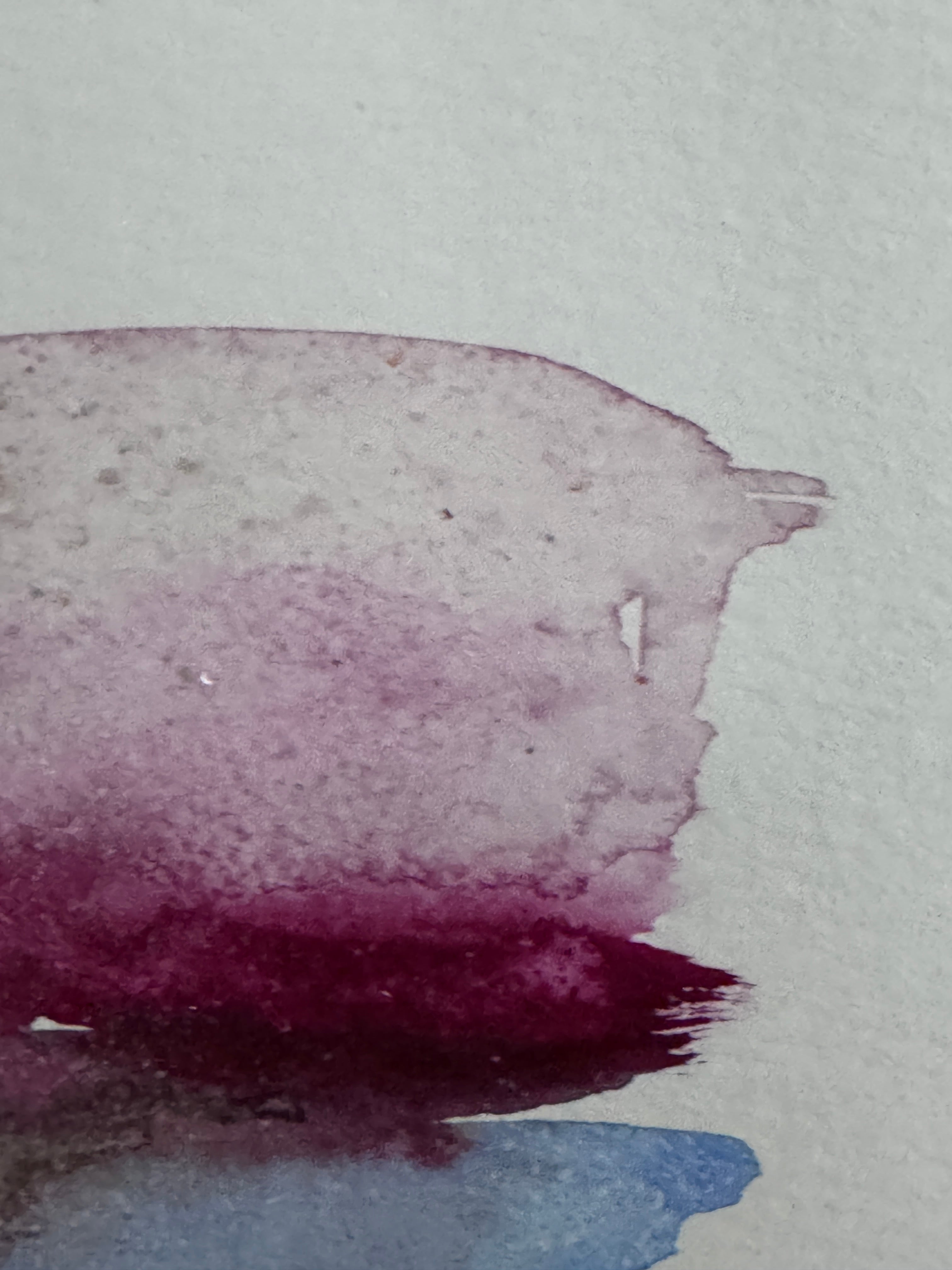 Original Abstract Watercolour - What Remained