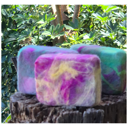 Felted Soap Natural Exfoliant BIODEGRADABLE