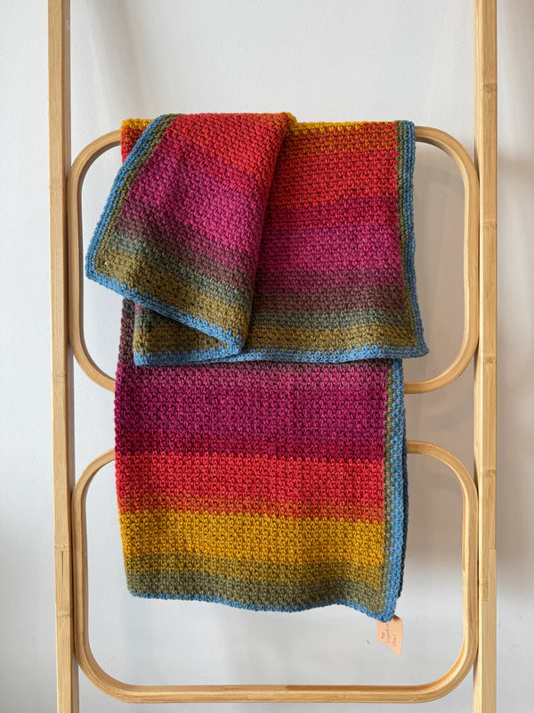 Crochet | Blanket / Throw | Various Rainbow Styles