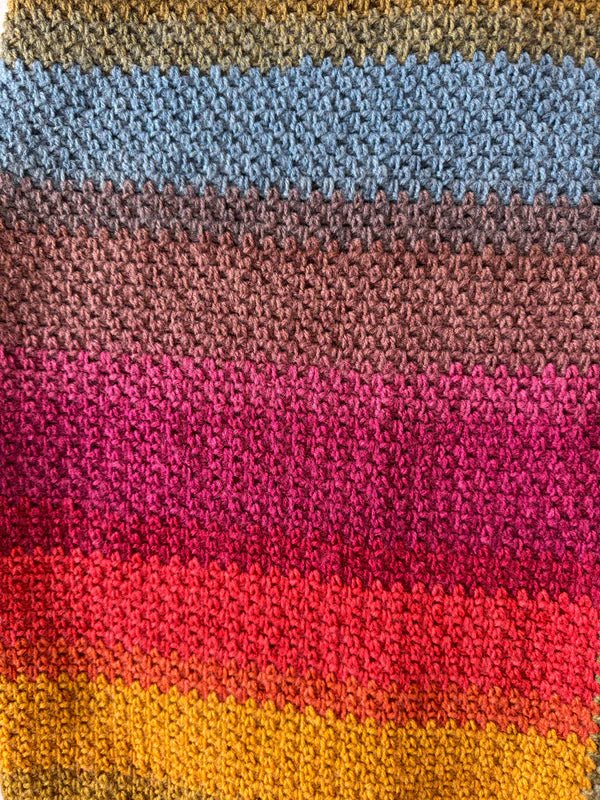 Crochet | Blanket / Throw | Various Rainbow Styles