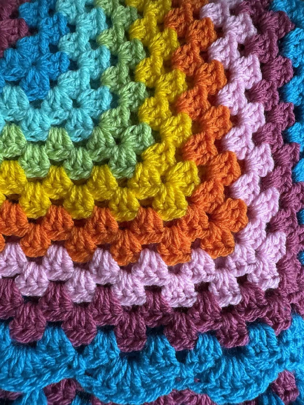 Crochet | Blanket / Throw | Various Rainbow Styles