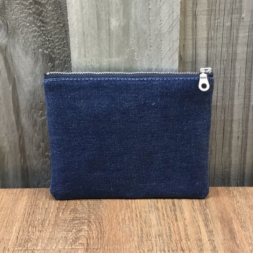 Upcycled Denim Purse – Single Denim Heart #1