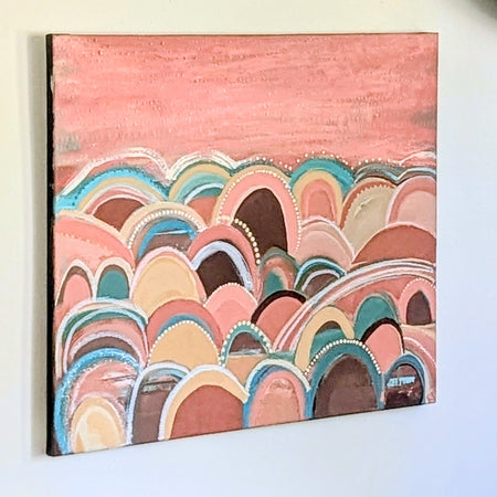 Together  |  Painting  Unframed Ready to Hang  | 60 cm W x 50 cm H