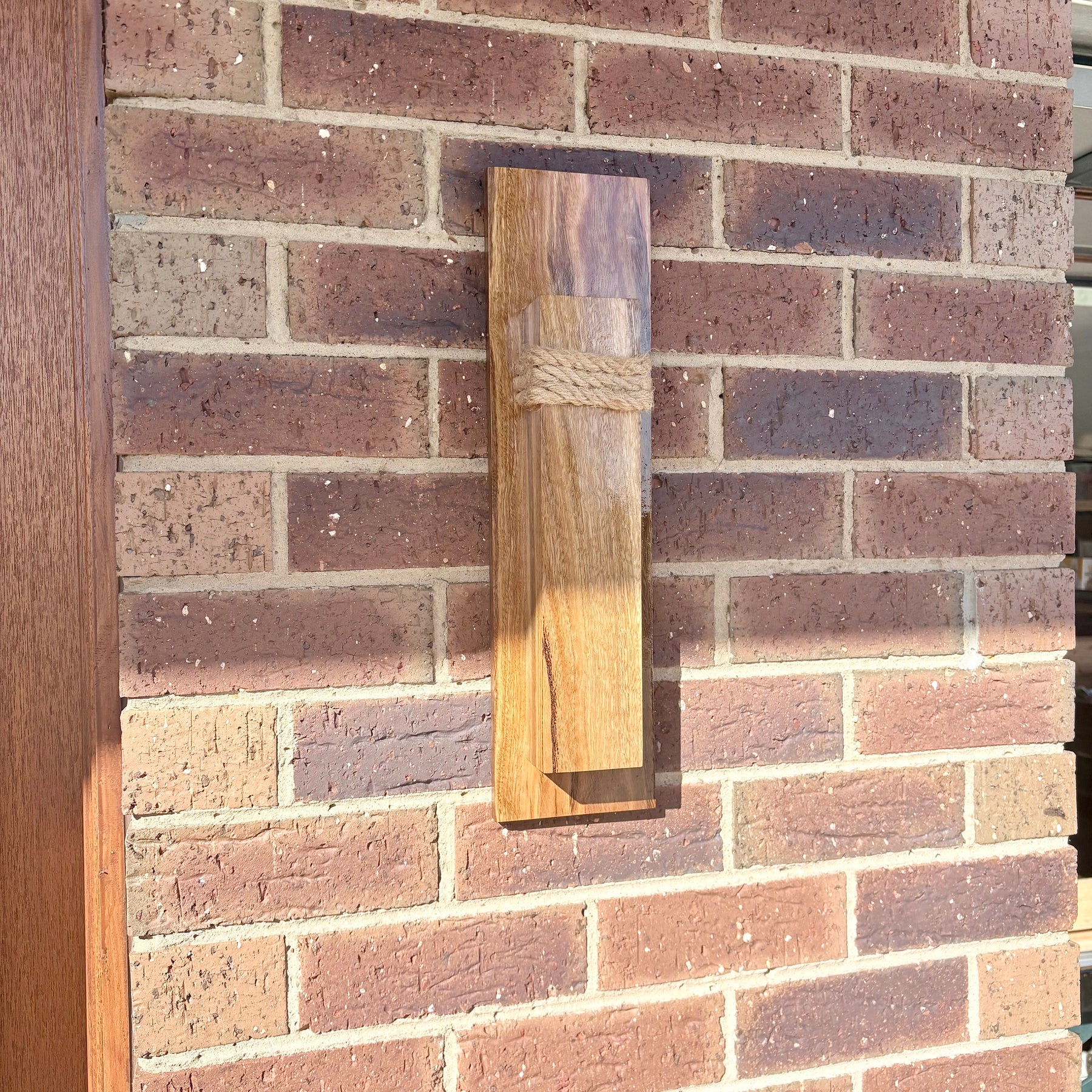 Spotted gum Wall pocket vase