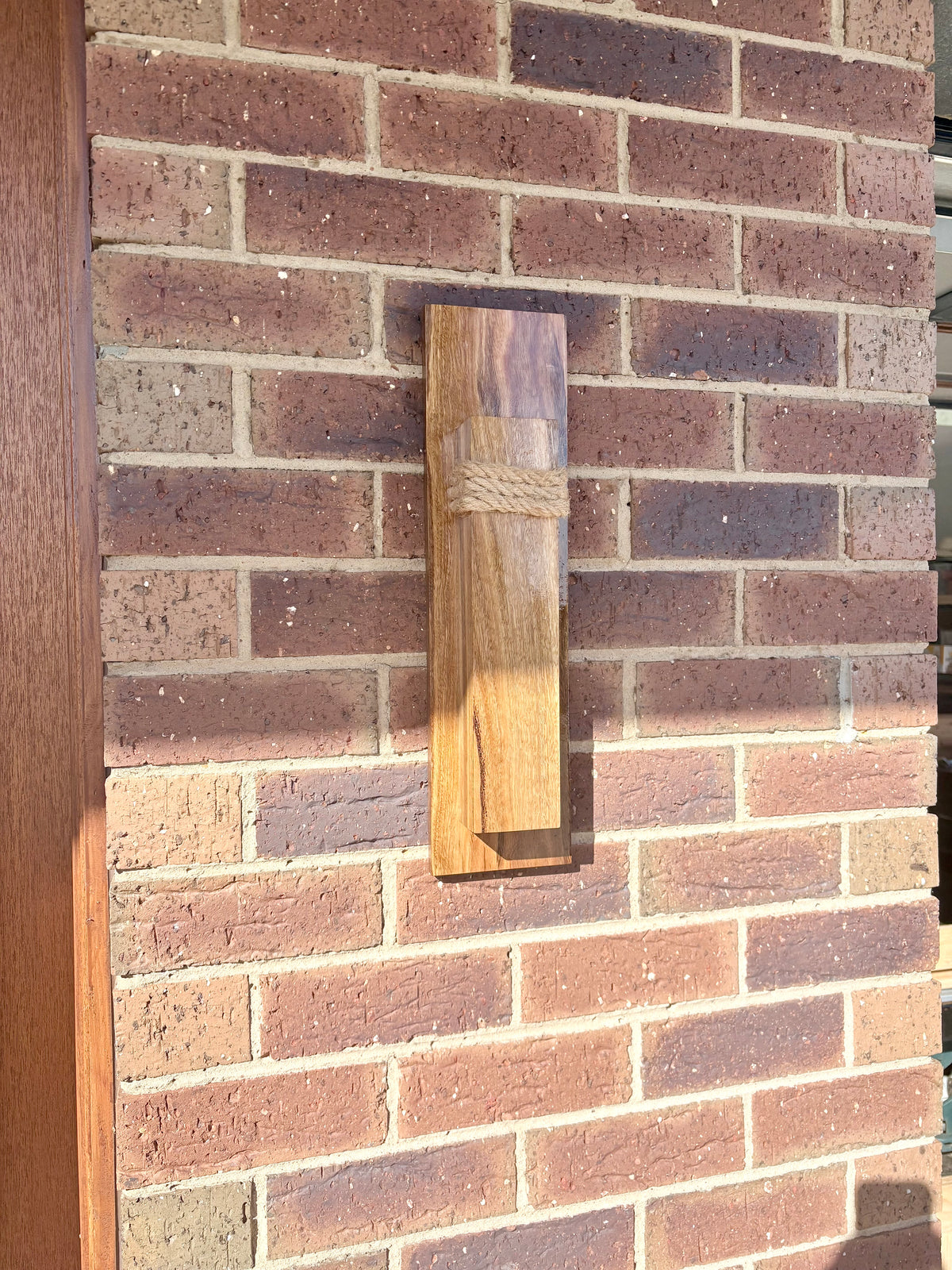 Spotted gum Wall pocket vase