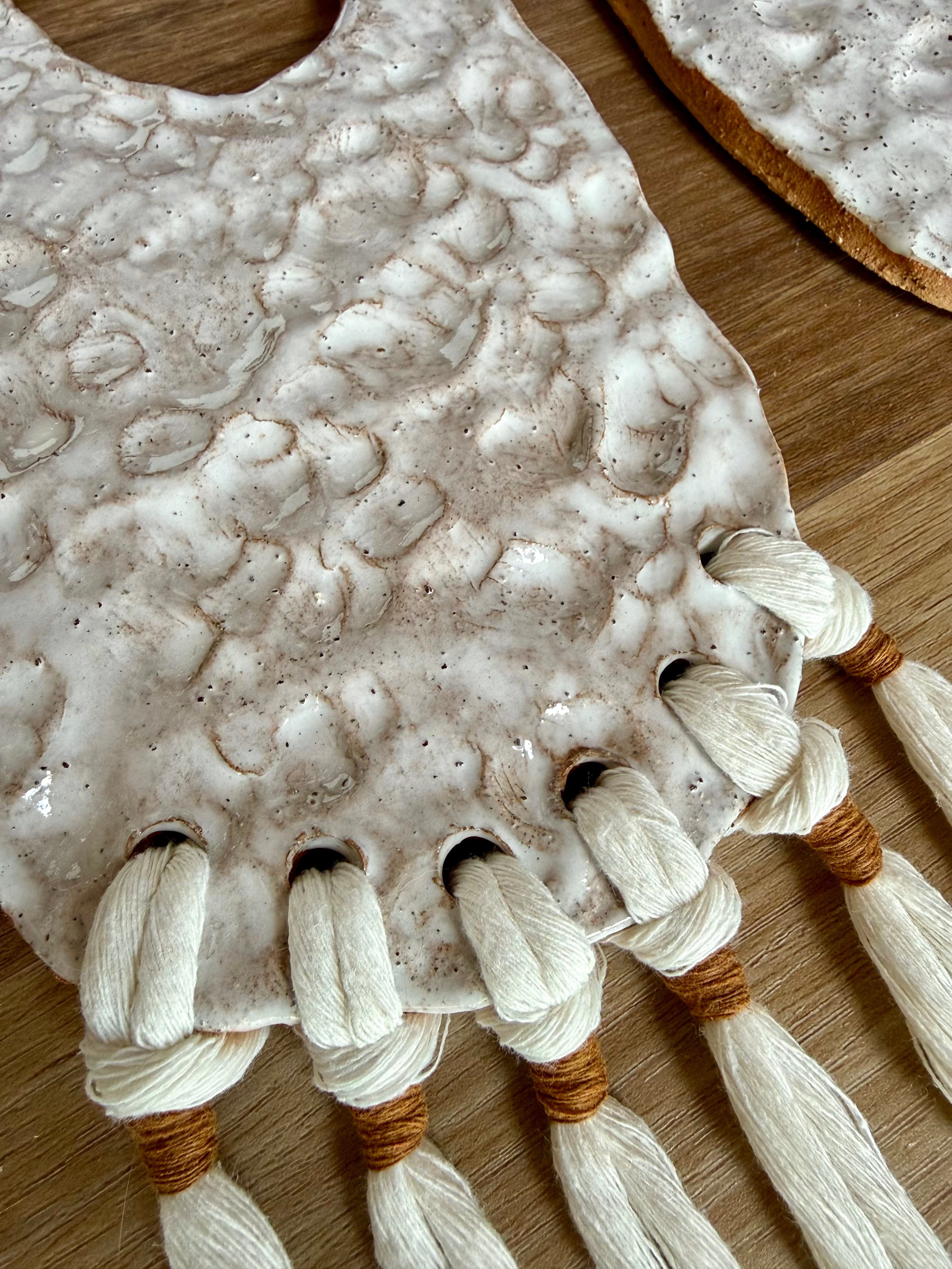 Pair of Ceramic Wall Hangings