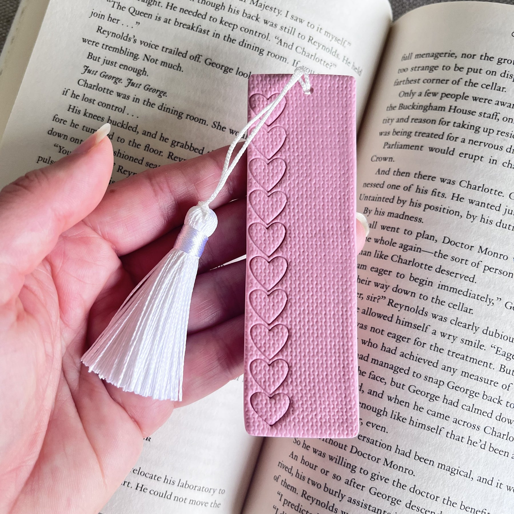 Handmade Bookmarks with Tassel - Polymer Clay - Various Designs