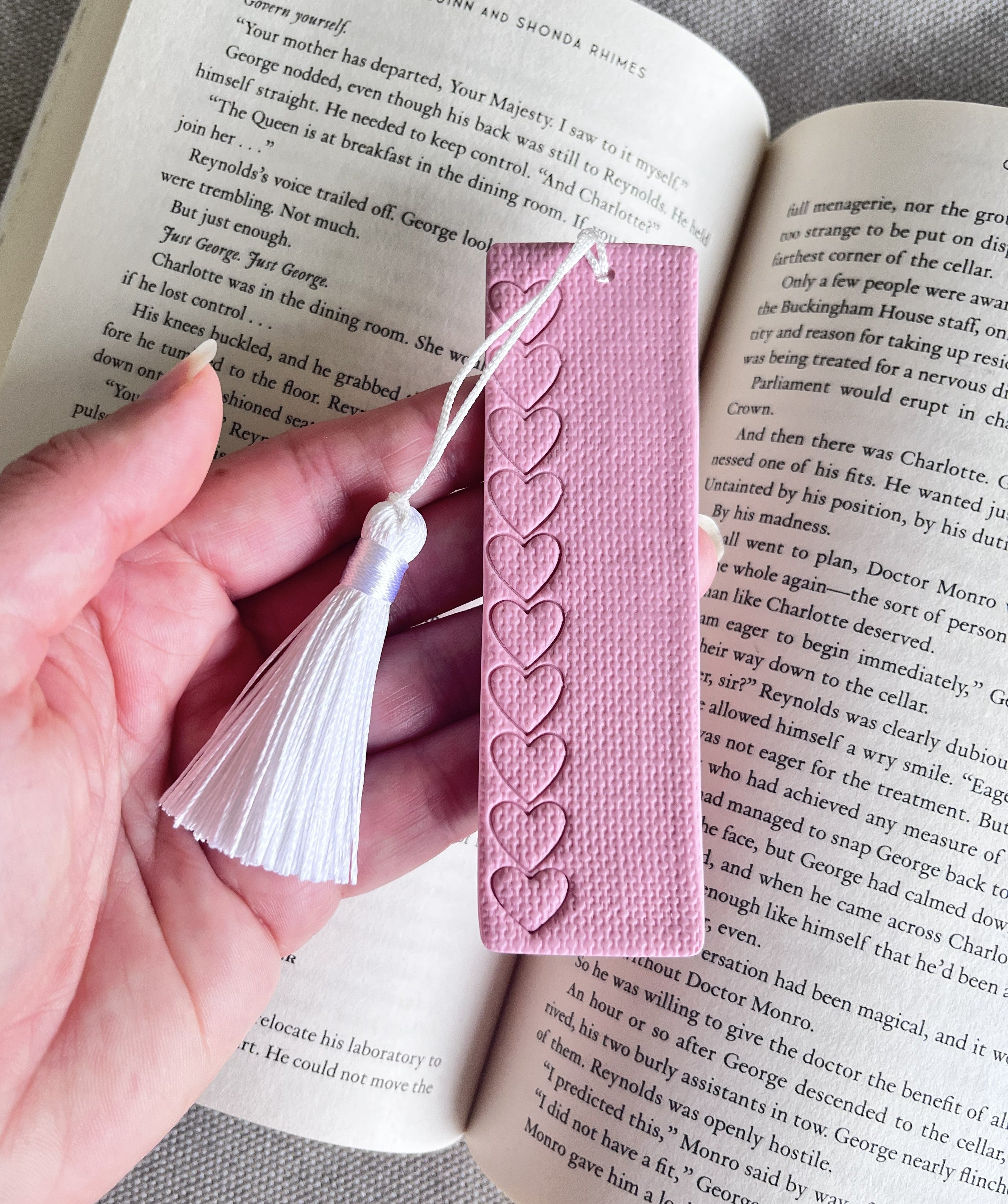 Handmade Bookmarks with Tassel - Polymer Clay - Various Designs