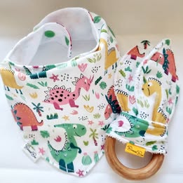 Bib and Bunny Ears Ring set | Handmade | 5 designs | BB11