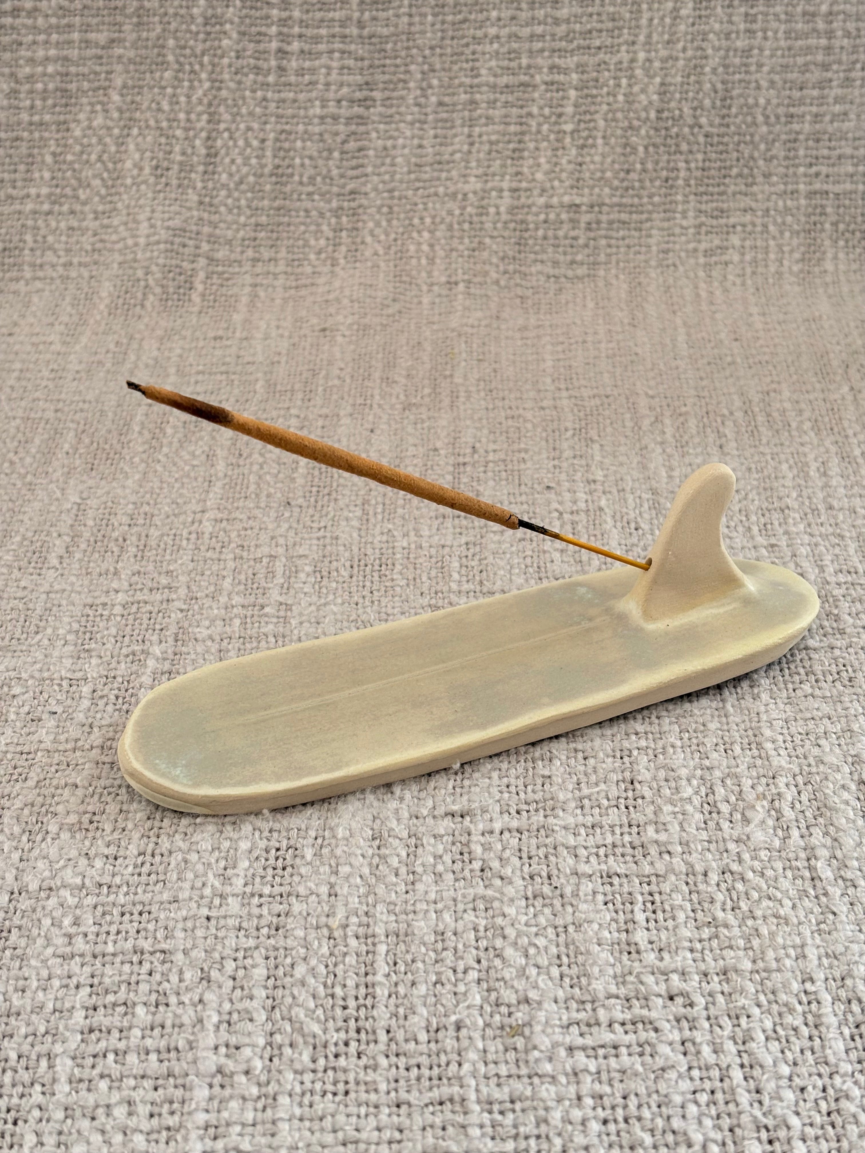 Surfboard Incense Holder - Seafoam