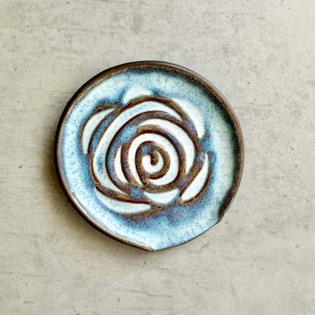 'BEST TEAS' TEASPOON REST I Black Clay