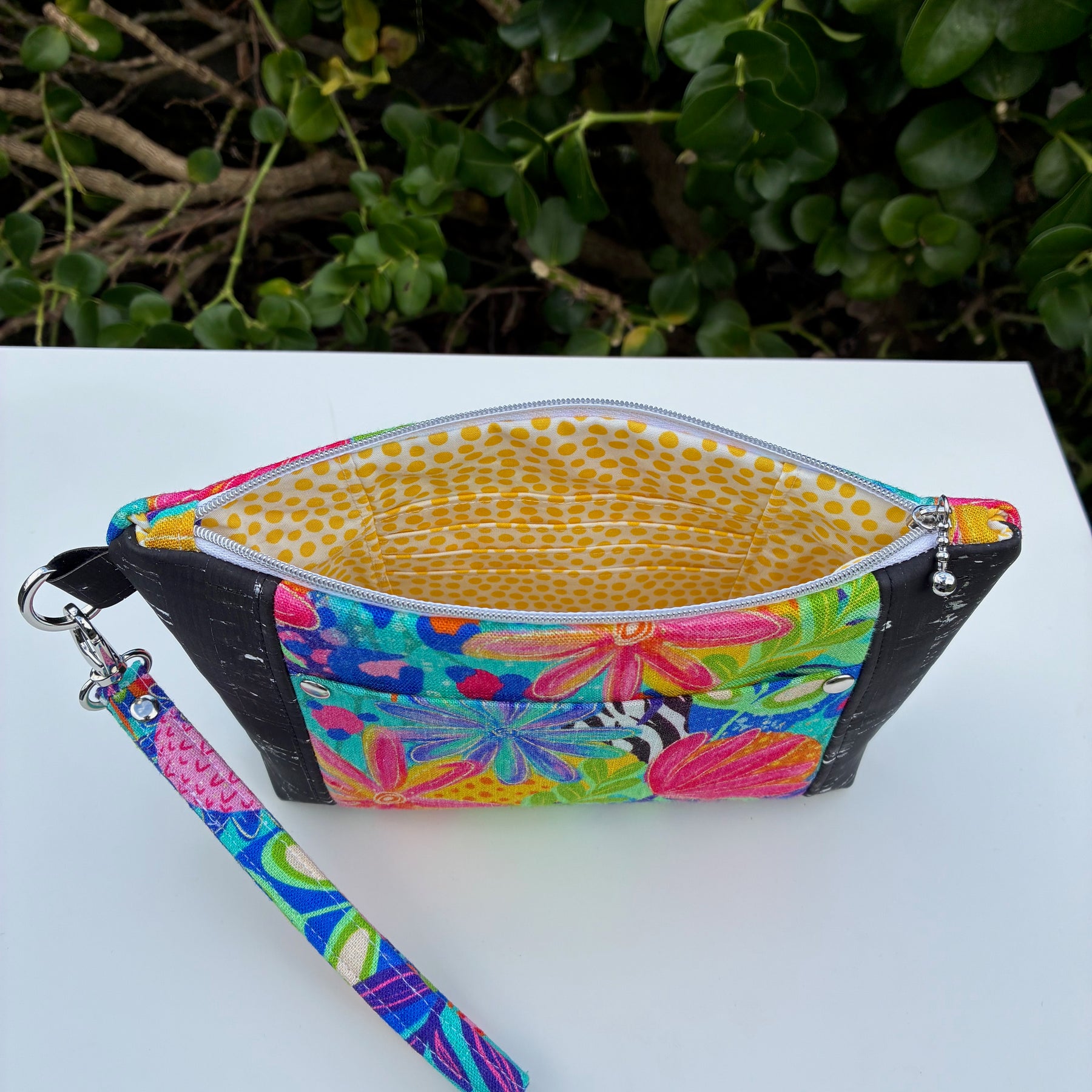 Norfolk Pouch - Calista Bright Floral (Ladybird and Roar)