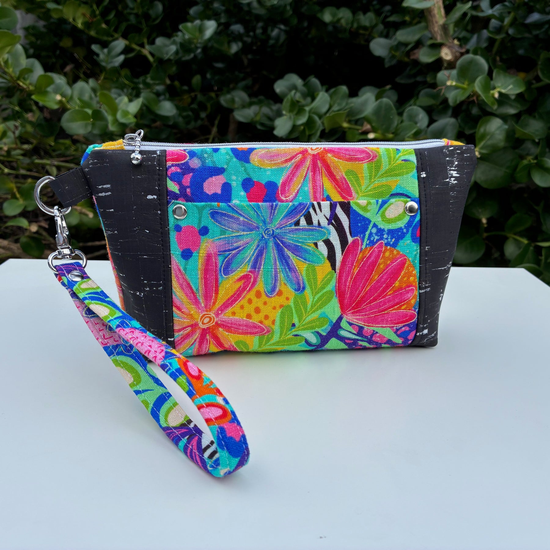 Norfolk Pouch - Calista Bright Floral (Ladybird and Roar)