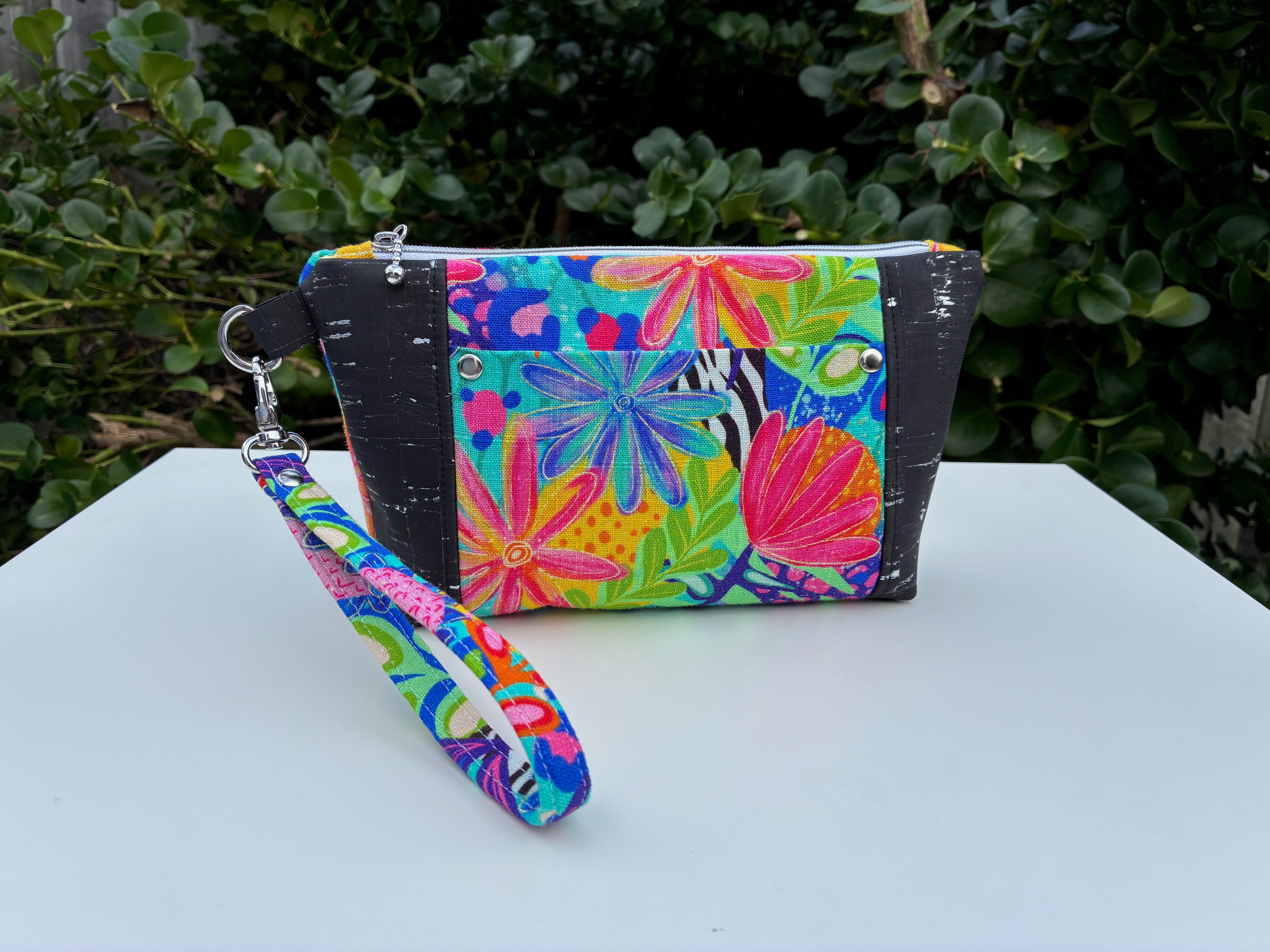Norfolk Pouch - Calista Bright Floral (Ladybird and Roar)