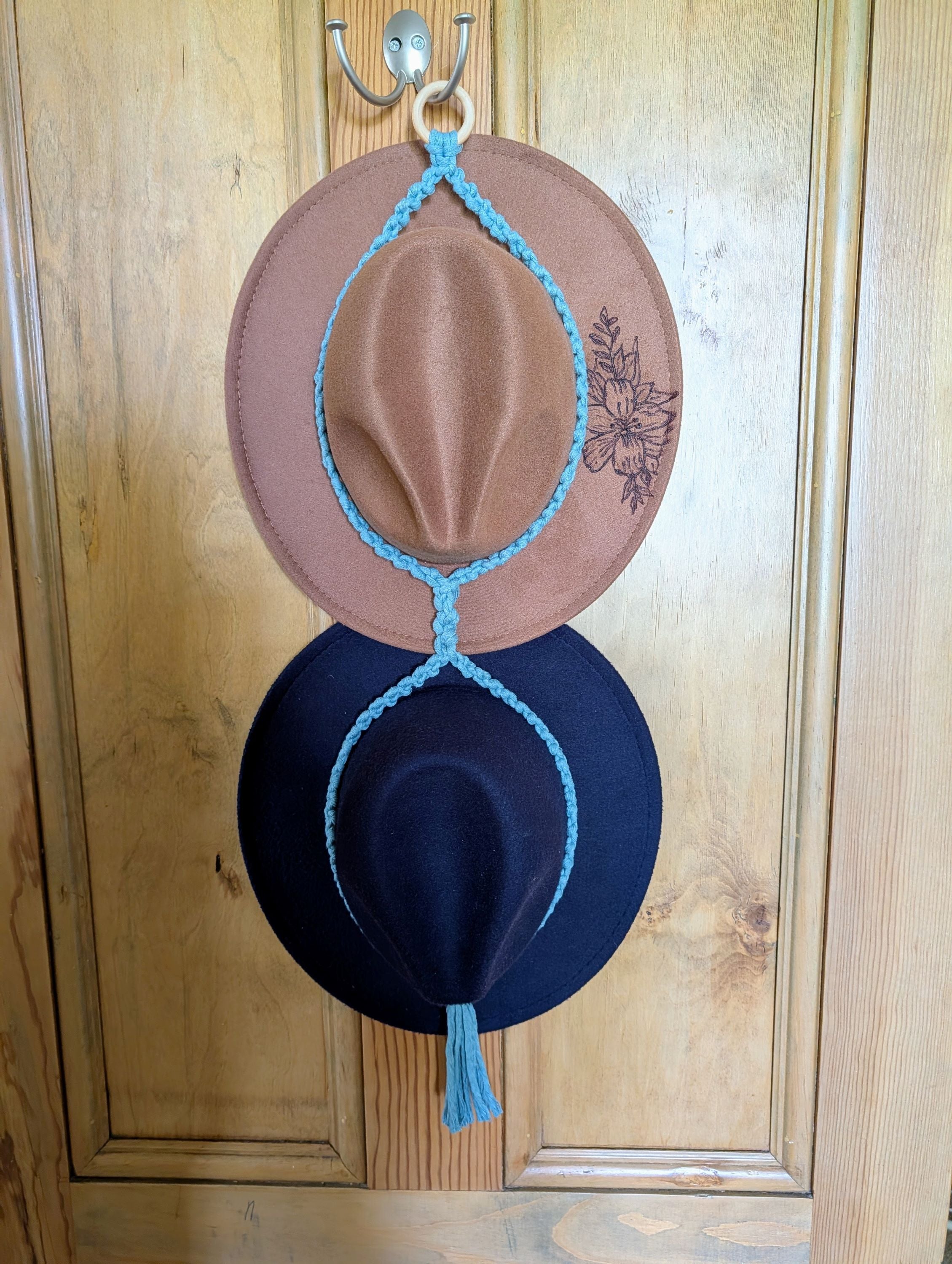 Kemena Single & Double Macrame Hat Hanger