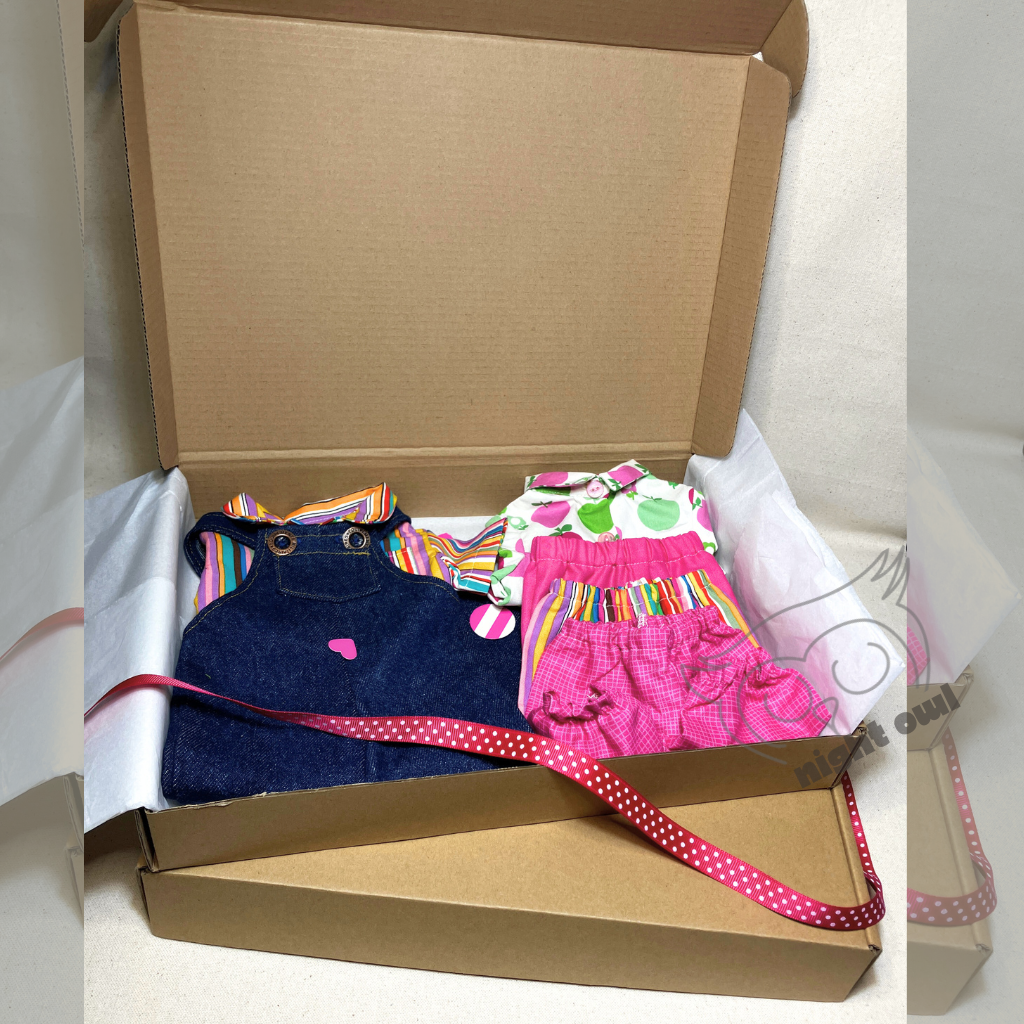 Six Piece Set| 53cm Doll Wardrobe Collection| Apple Orchards