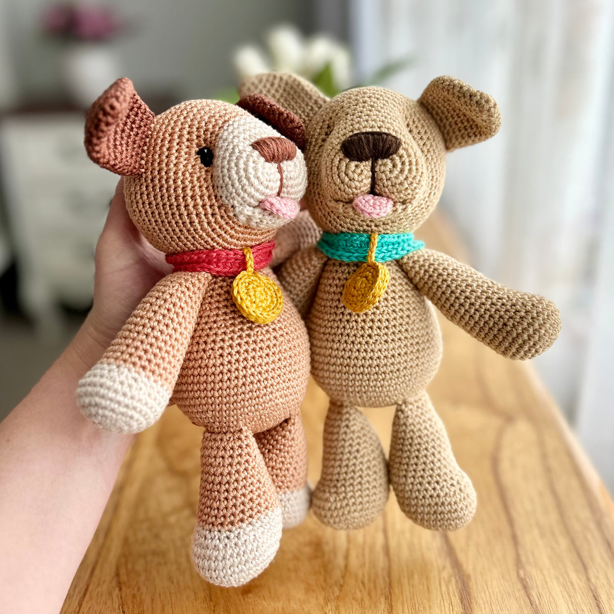 Max the Handmade Crochet Puppy | 100% Cotton Toy | Ready to Ship