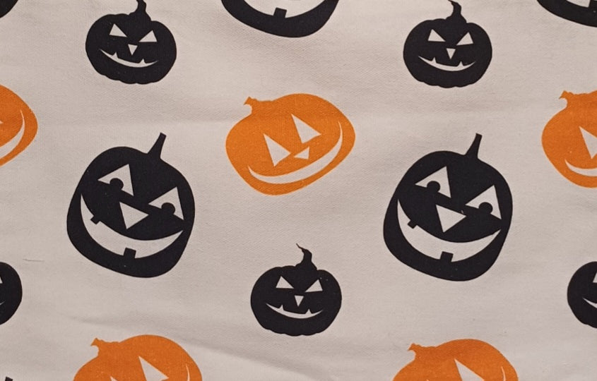 Peg Bag - Jack-O-Lantern Design