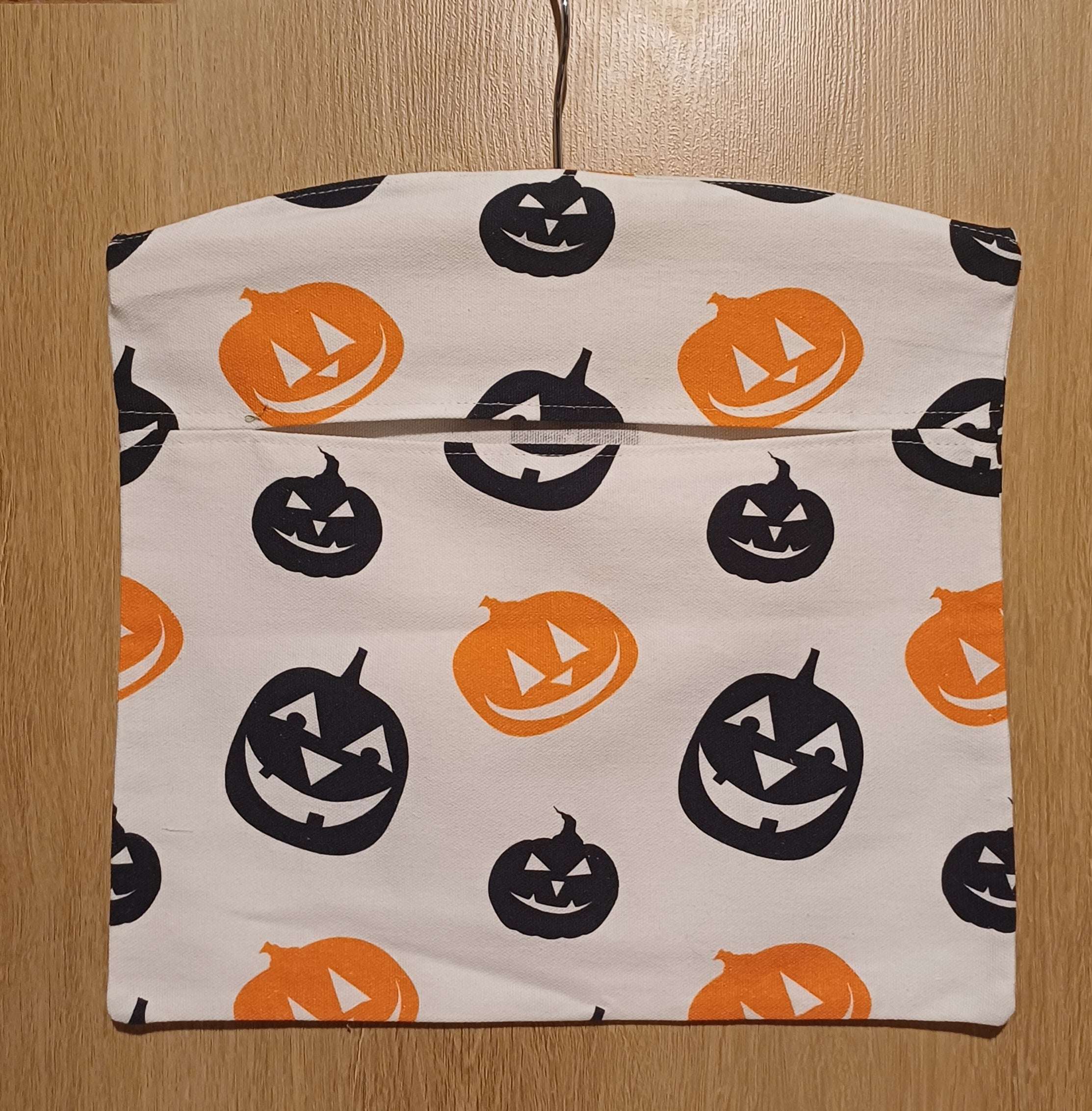 Peg Bag - Jack-O-Lantern Design