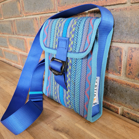 Upcycled Rope Satchel [Ocean]