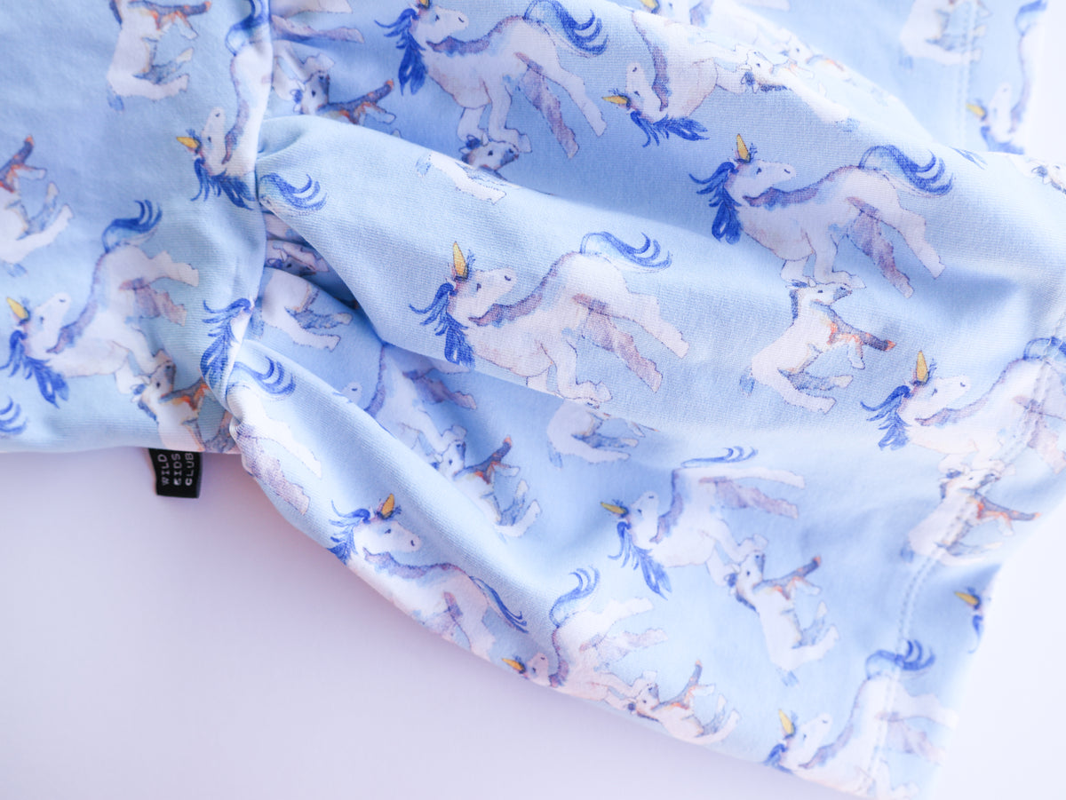 Unicorn family organic cotton dress 2026-27