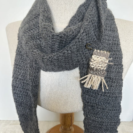 Handwoven Shawl Pins or Brooches