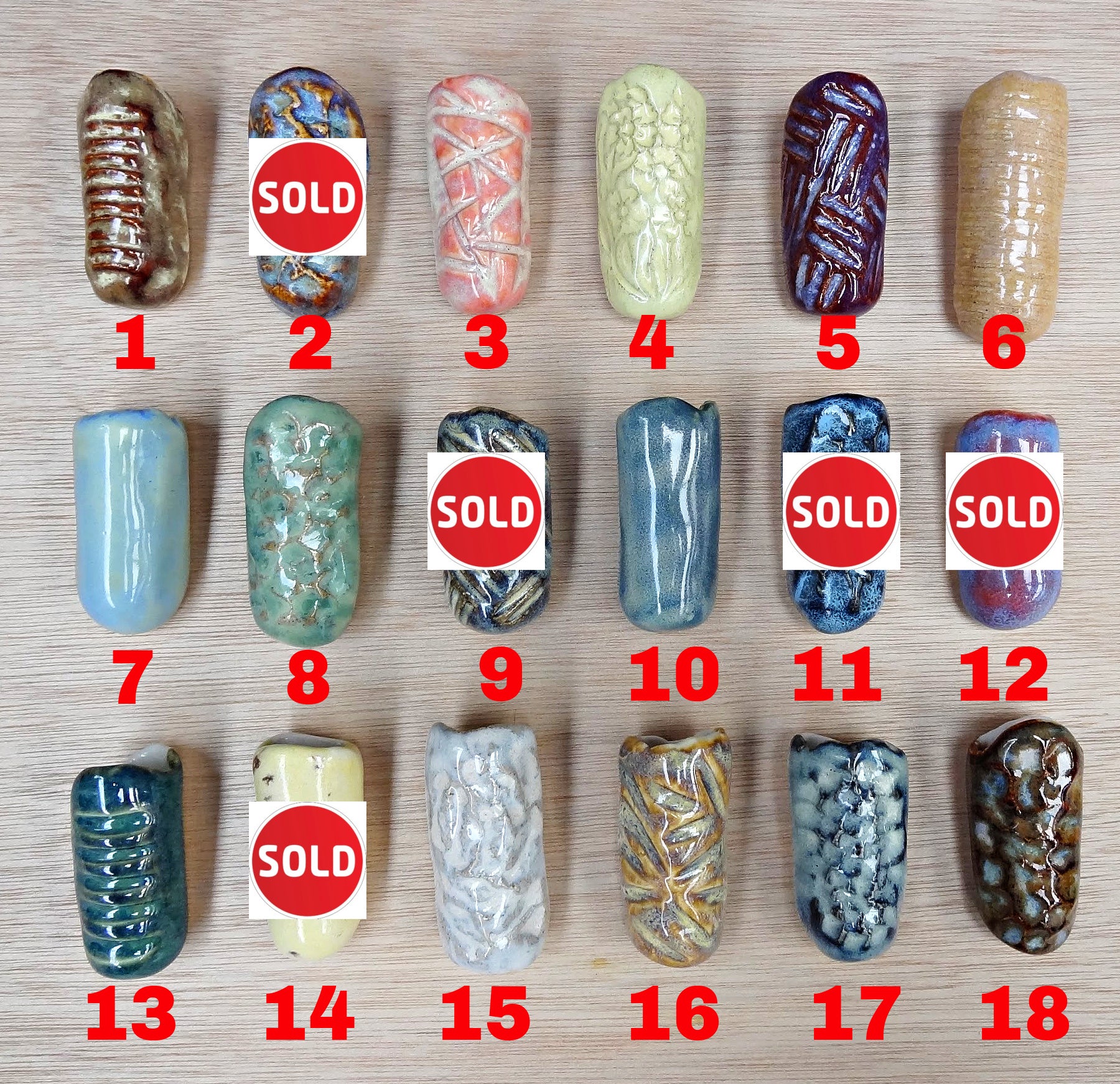 Mini ceramic fridge magnet vases. Choose your own vases.