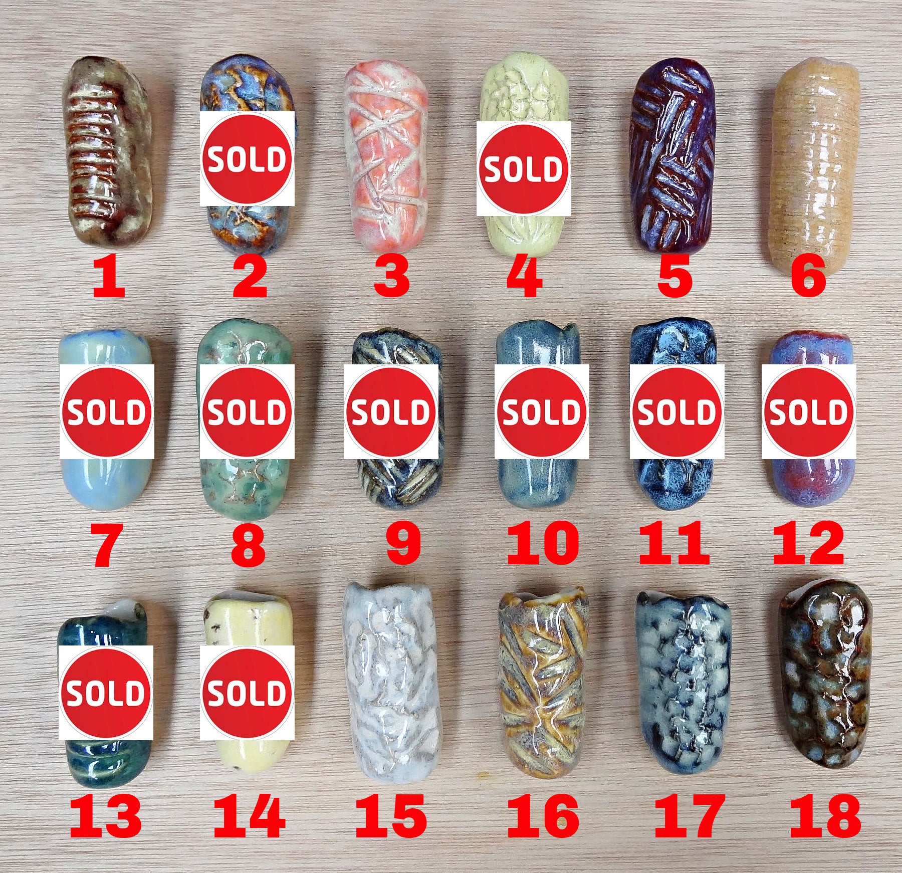 Mini ceramic fridge magnet vases. Choose your own vases.