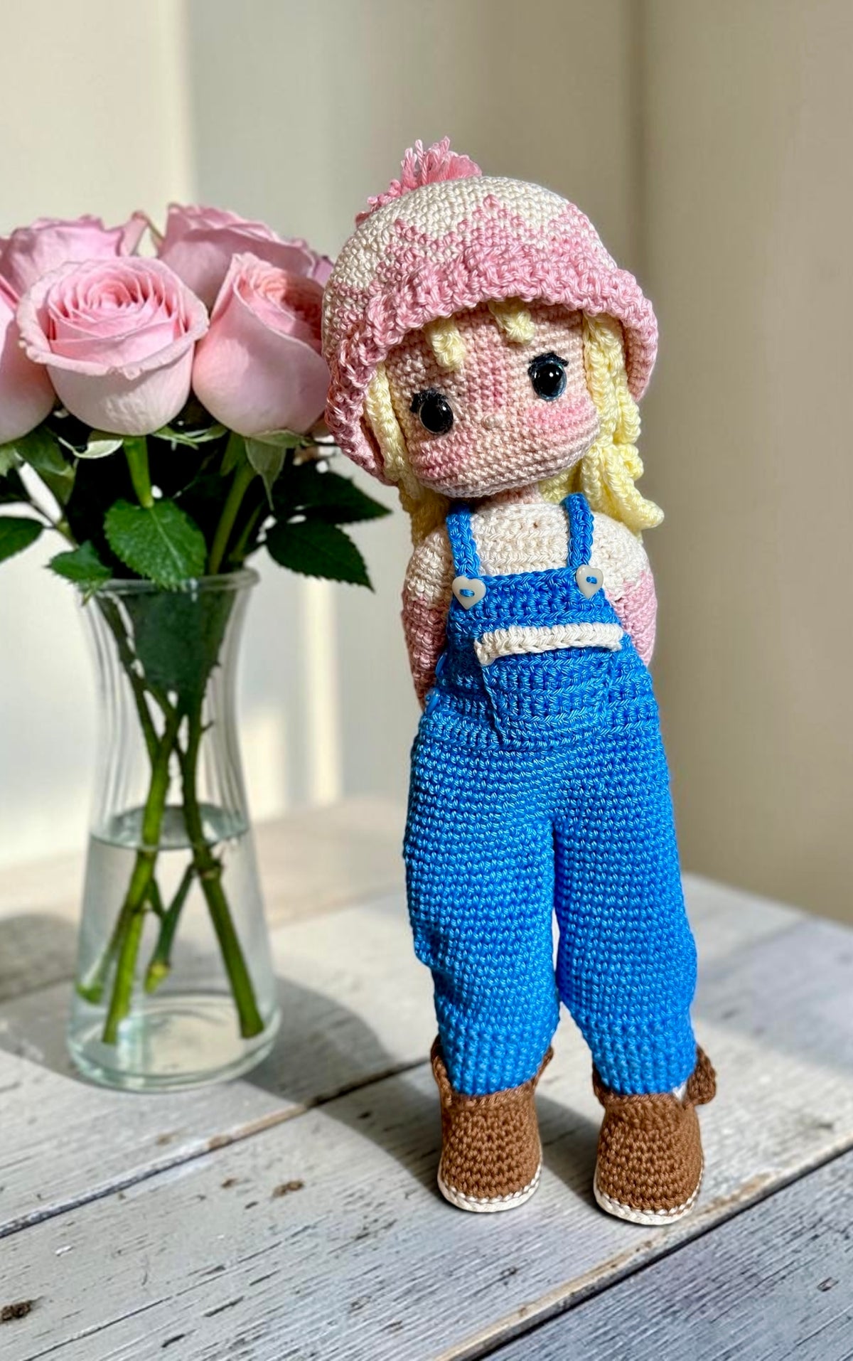 Crochet Little Girl Doll - Made to order