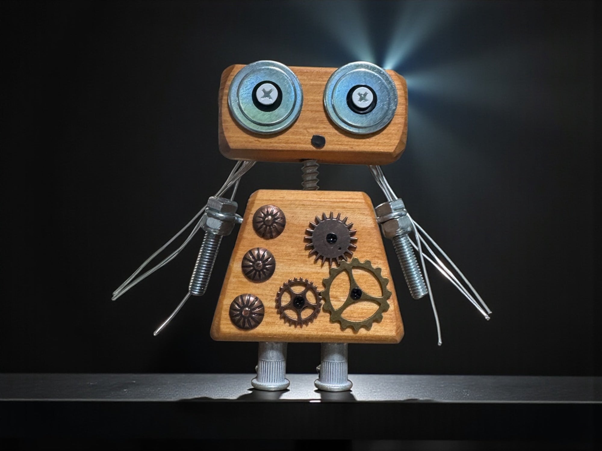 Alicia - Wooden Steampunk Robot