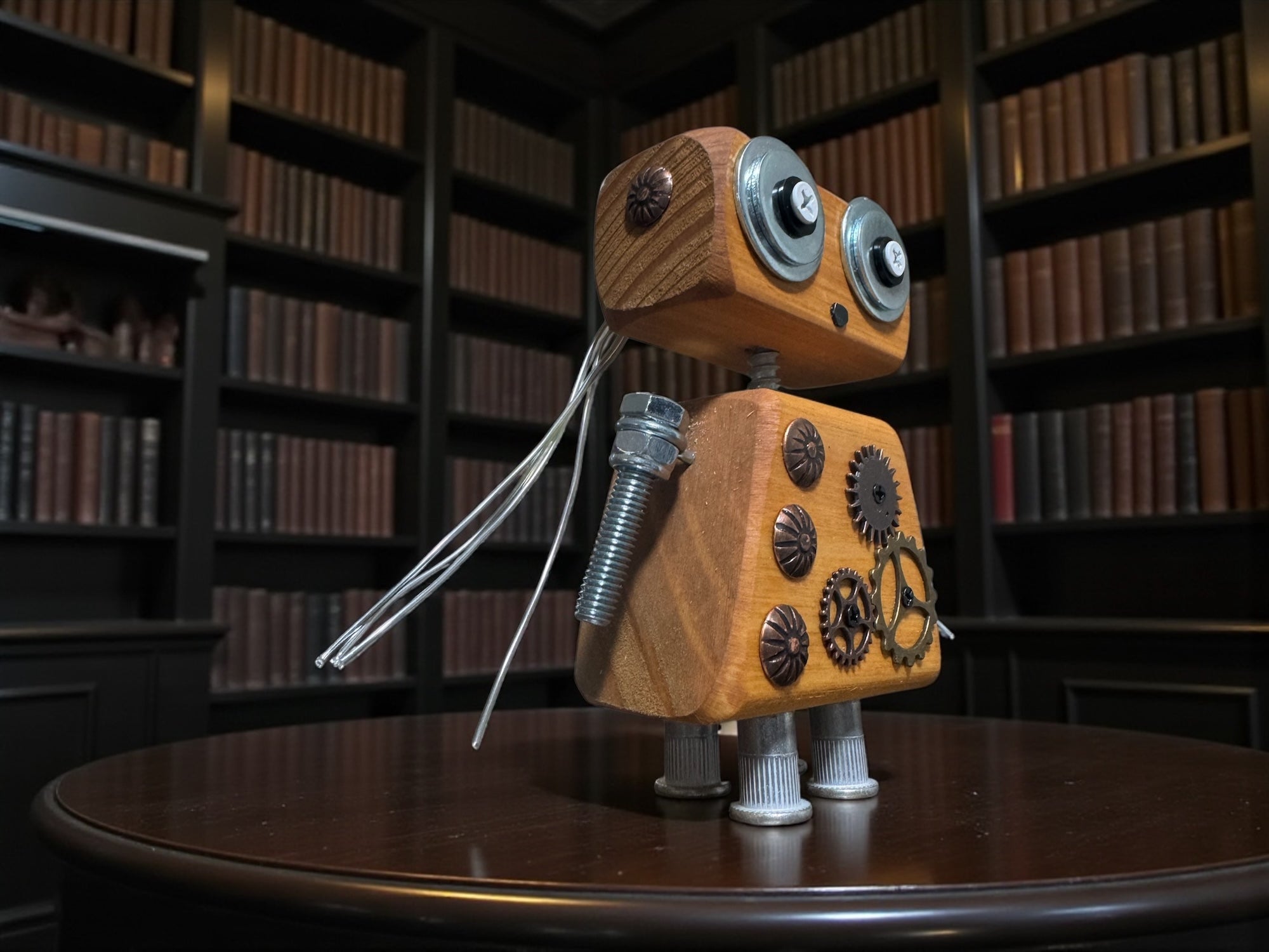 Alicia - Wooden Steampunk Robot