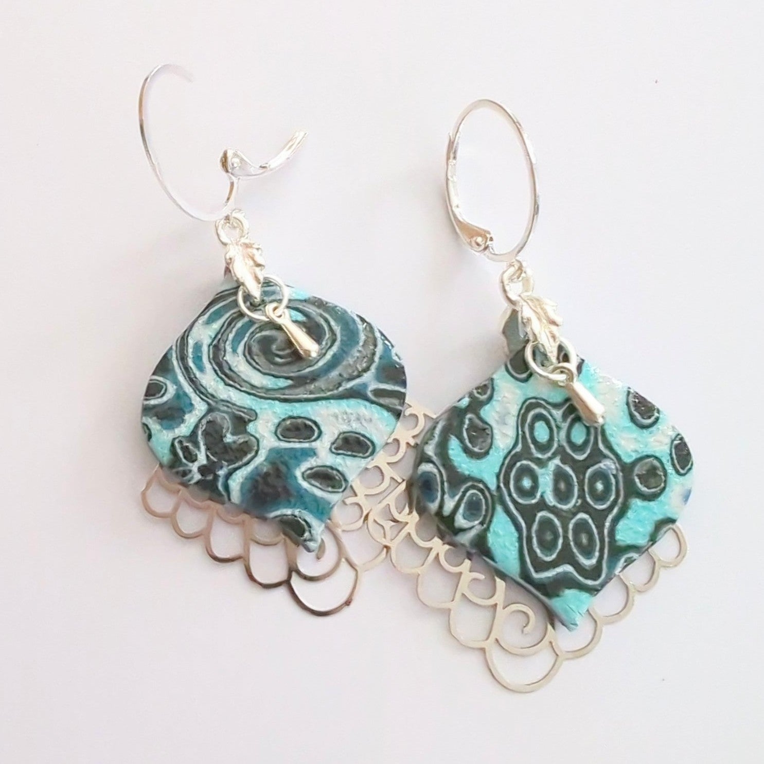 Aqua Drop Earrings