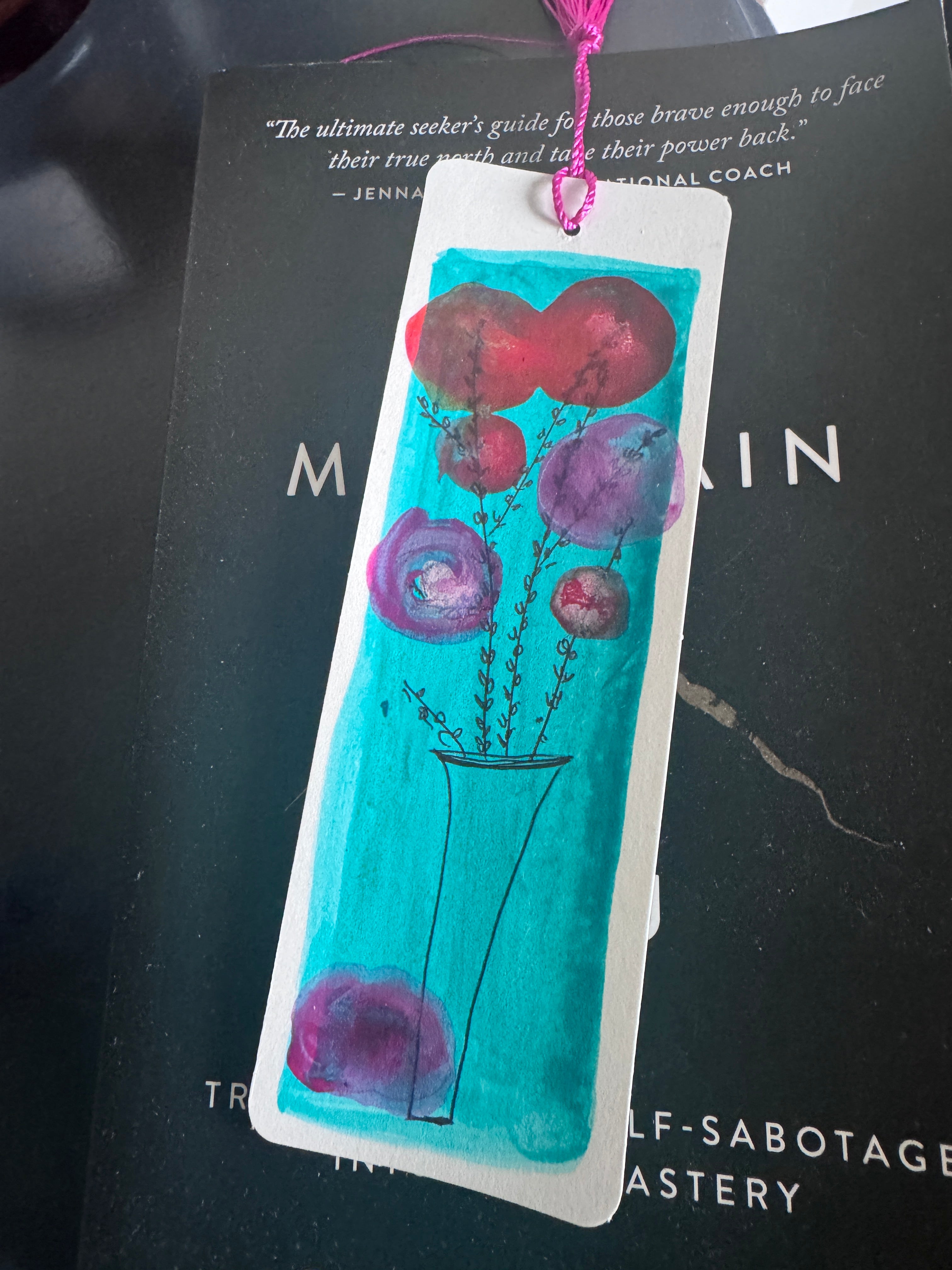 A Little Joy Handmade Watercolour Bookmark