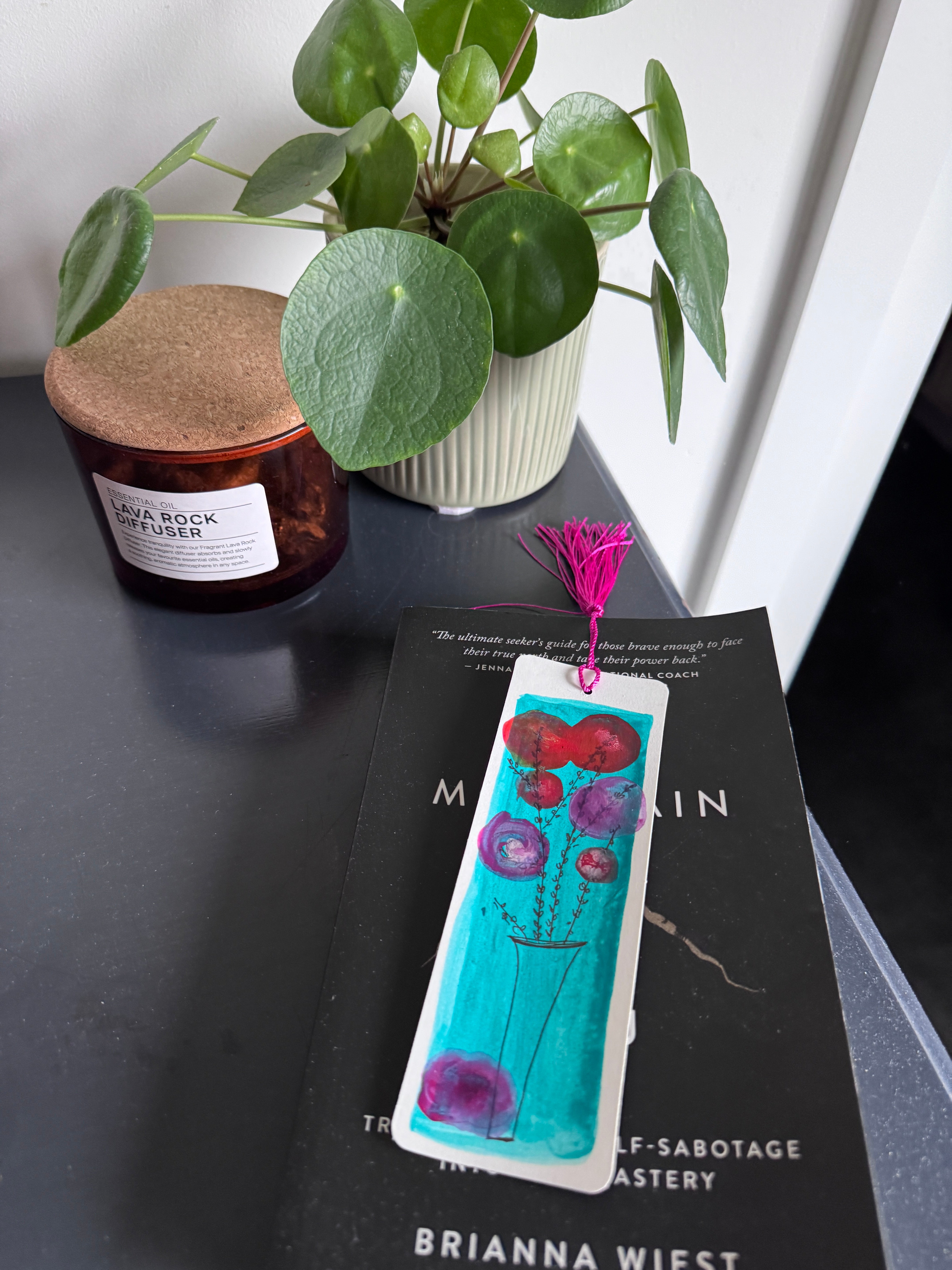 A Little Joy Handmade Watercolour Bookmark