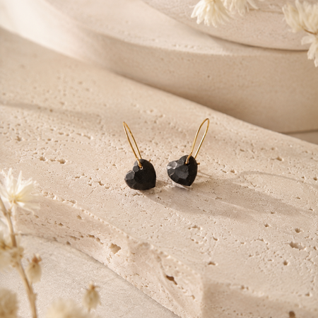Sacré Coeur heart coffee earrings | Atelier Cayelle