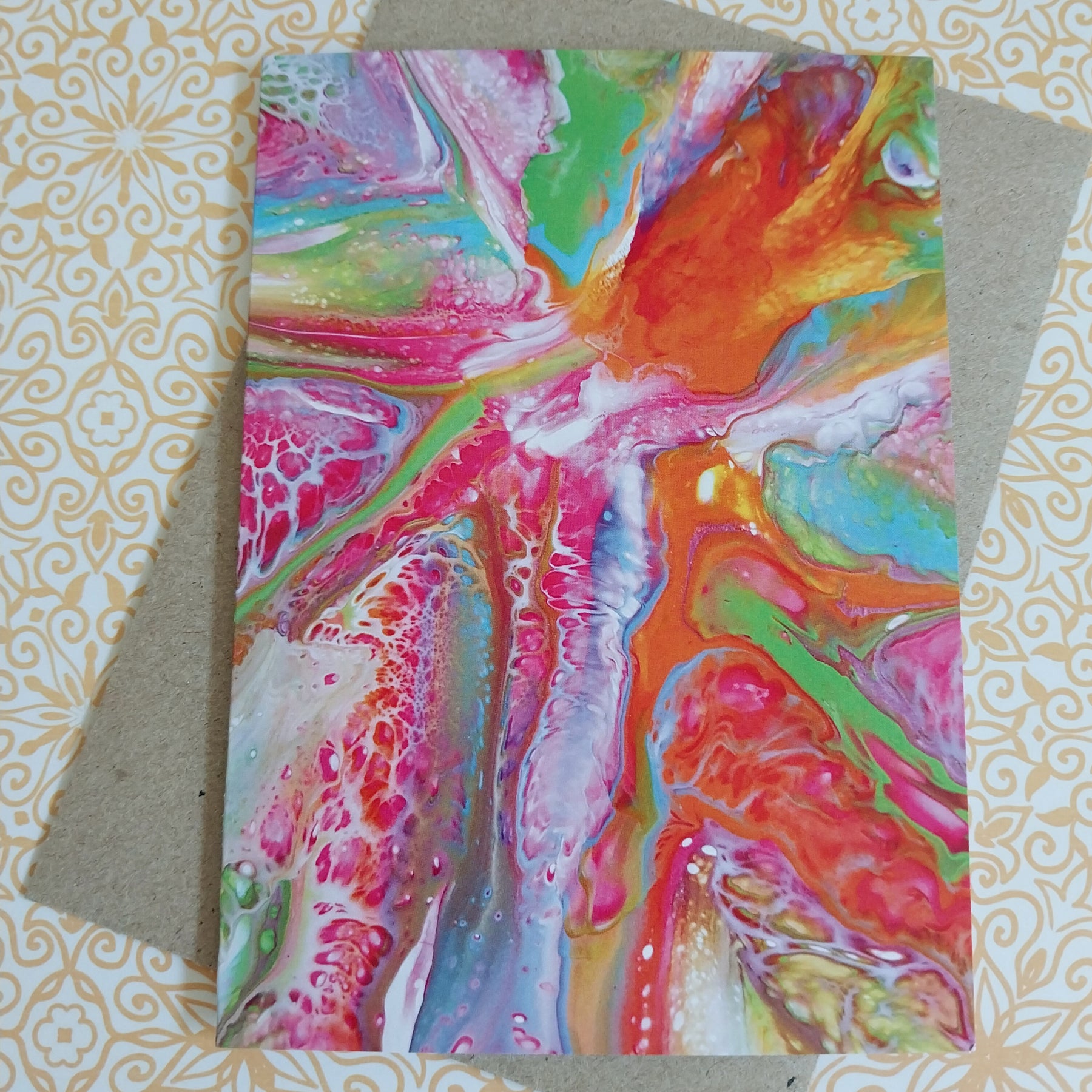 Kaleidoscope Blank Greeting Card