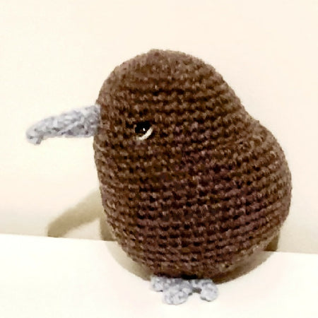 Kiwi crocheted toy