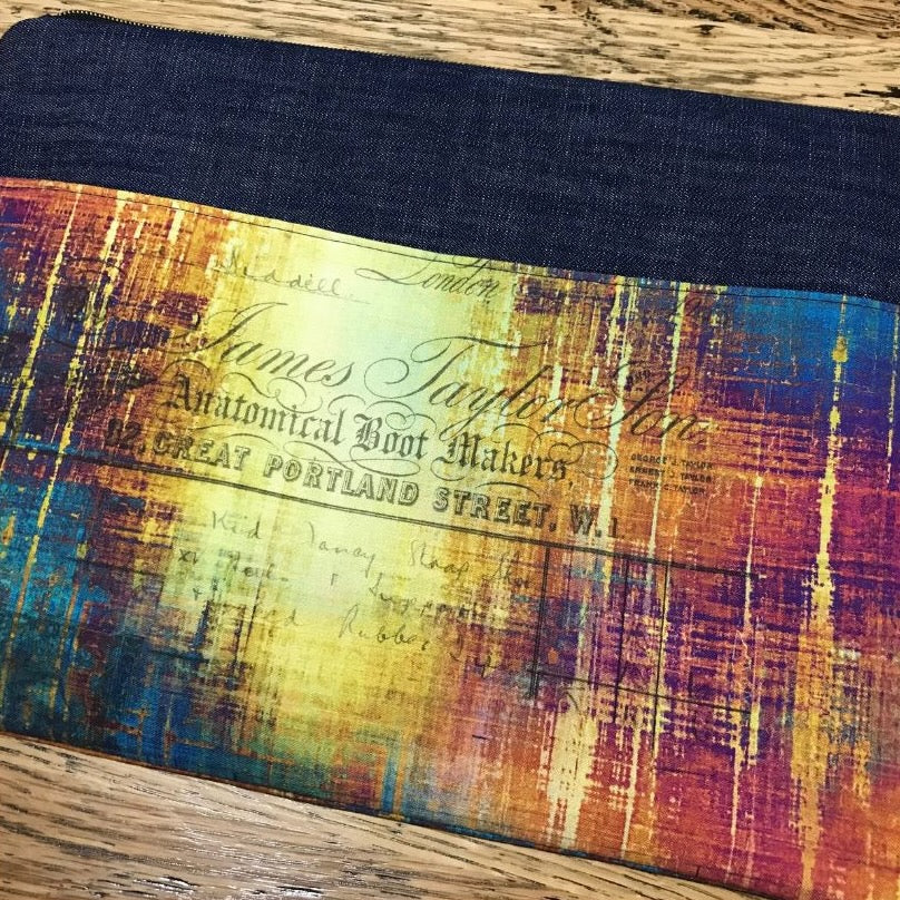13" Laptop case - Eclectic Elements 'Abandoned' by Tim Holtz